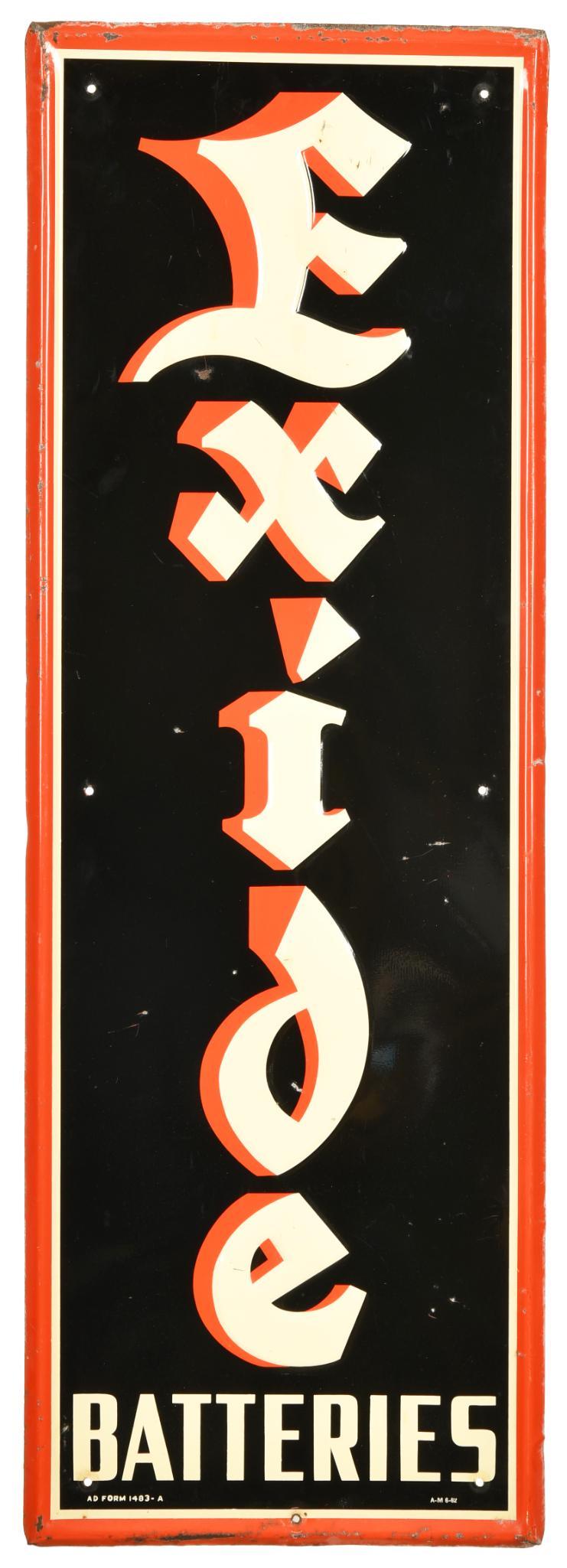 Exide Batteries Metal Sign (1 of 2)
