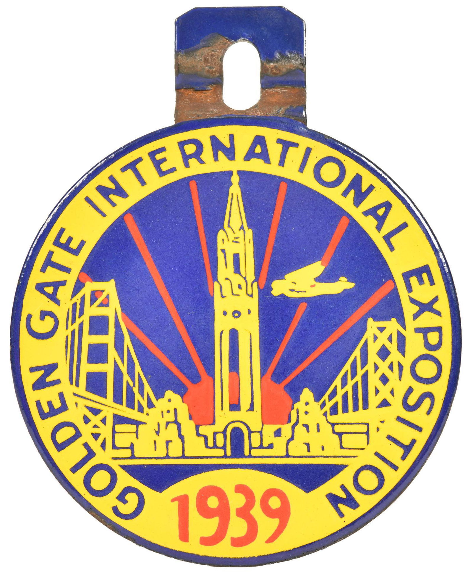 Golden Gate International Exposition License Plate (1 of 2)