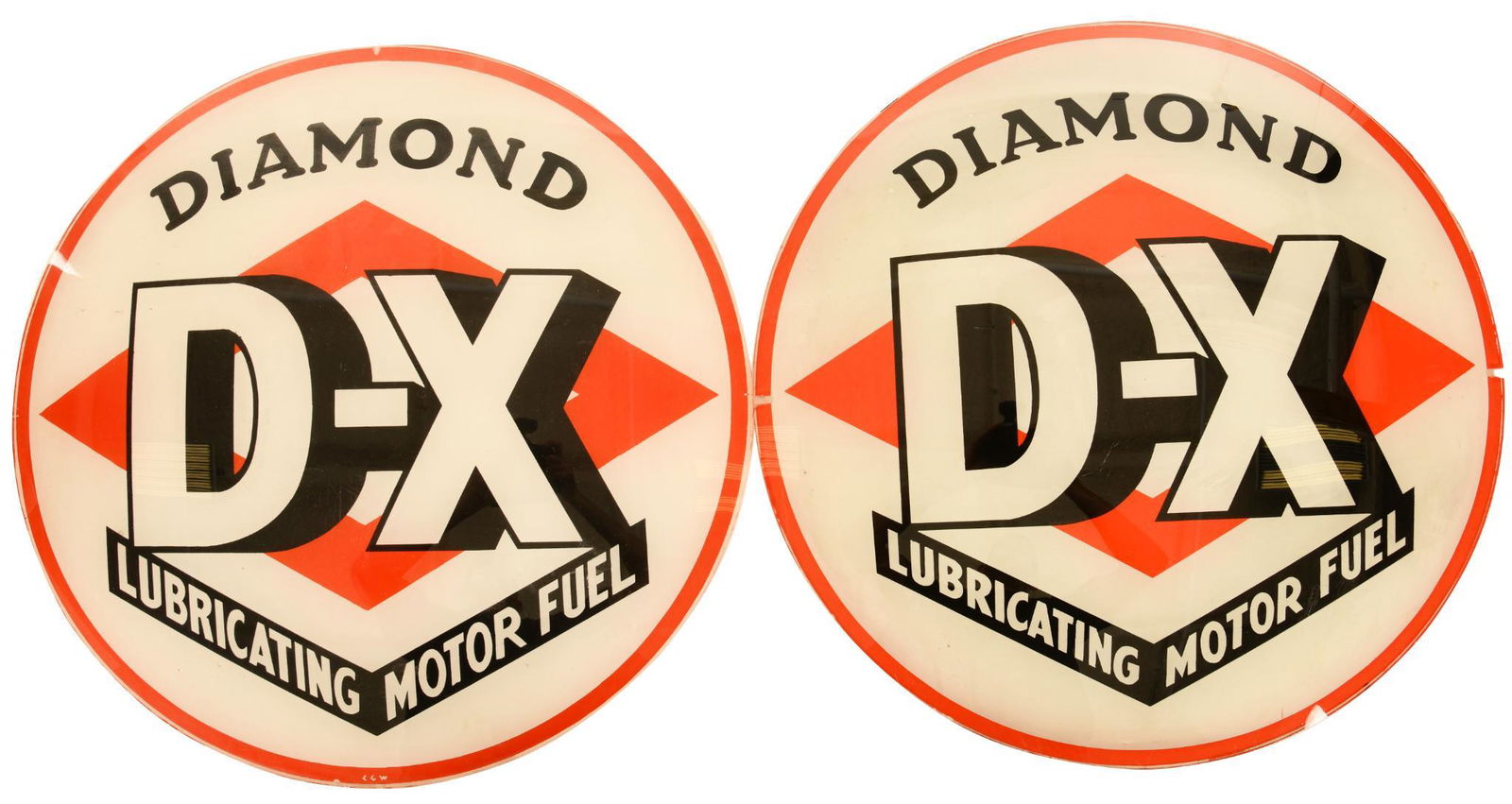2-D-X Diamond Lubricating Motor Fuel 13.5"D Globe (1 of 1)