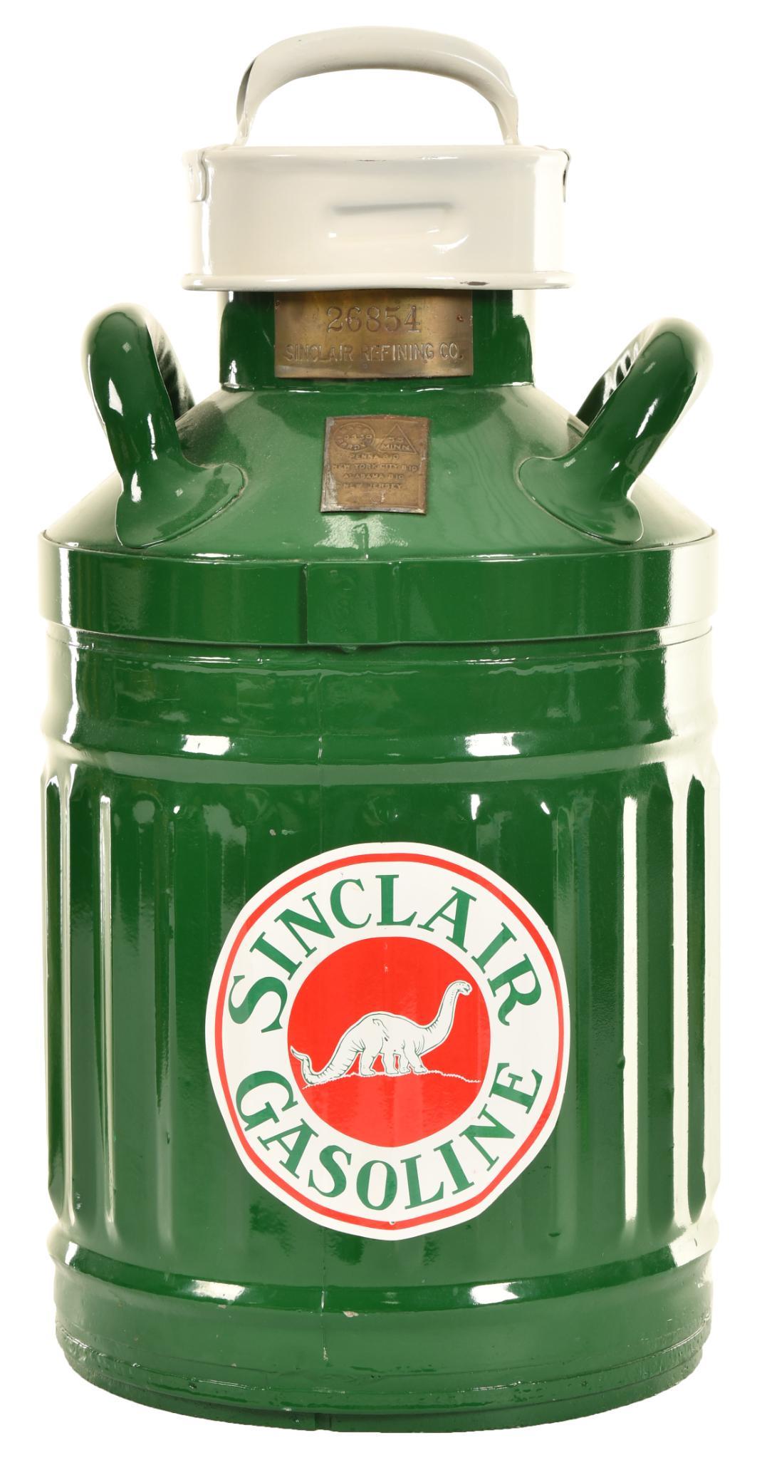 Enisco Five Gallon Fuel Can w/Lid Restored (1 of 3)