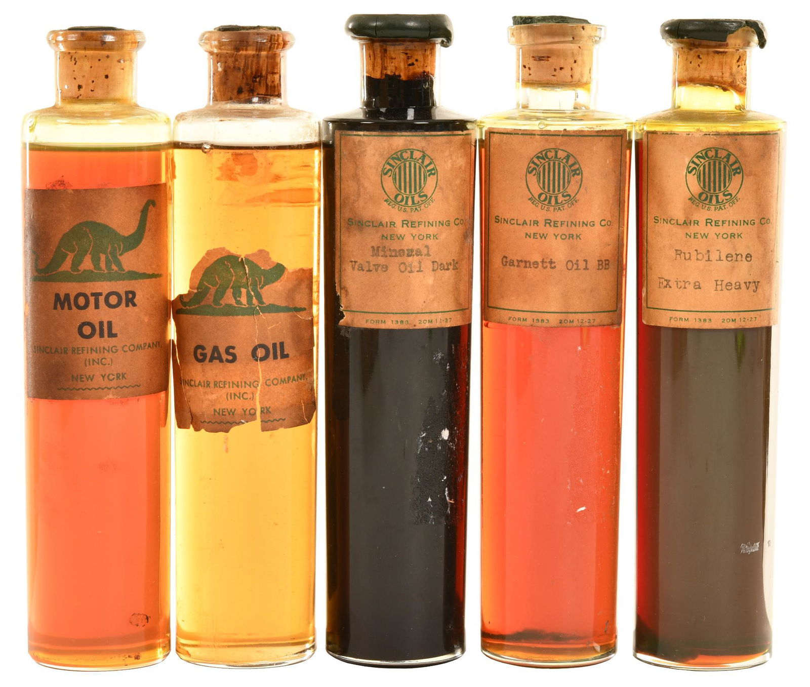 5-Sinclair Motor Oil Sample Test Tubes (1 of 1)