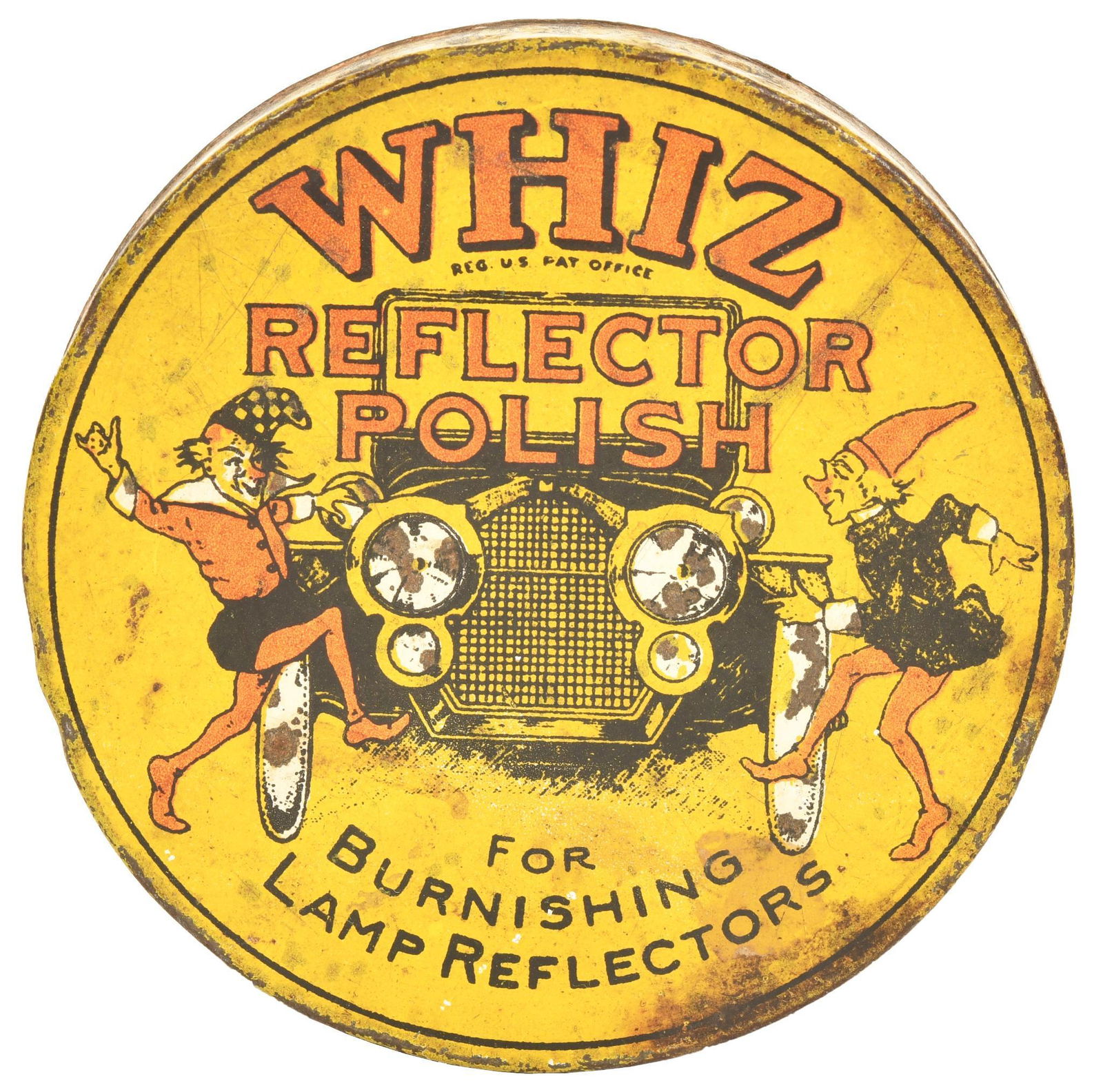 Whiz Reflector Polish 4 oz Round Metal Can (1 of 2)