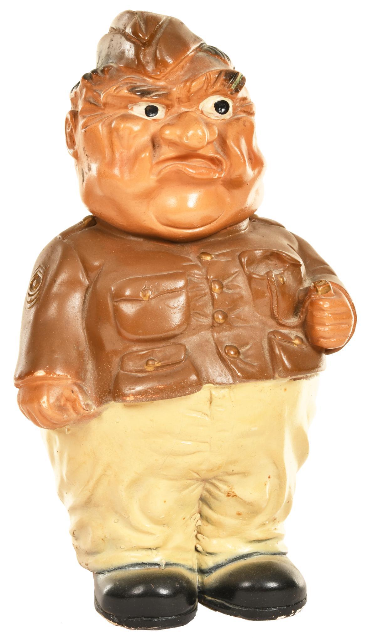 WWII Soldier Rubber Coin Bank (1 of 2)