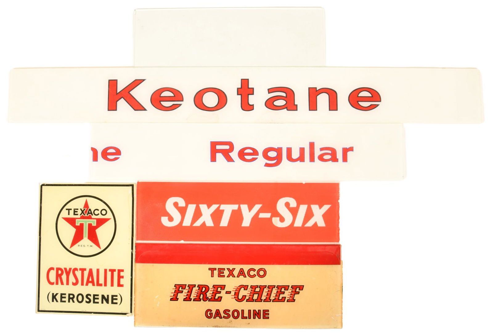 6-Misc. Gas Pump Ad Glass (1 of 1)