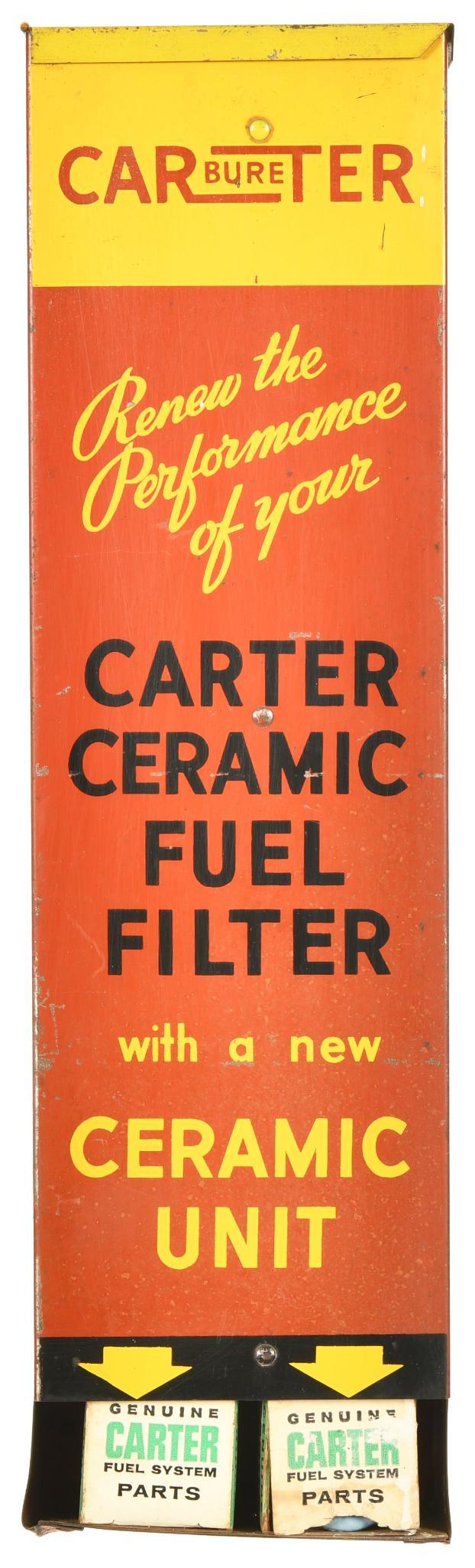 Carter Carbureter Metal Fuel Filter Dispenser (1 of 2)