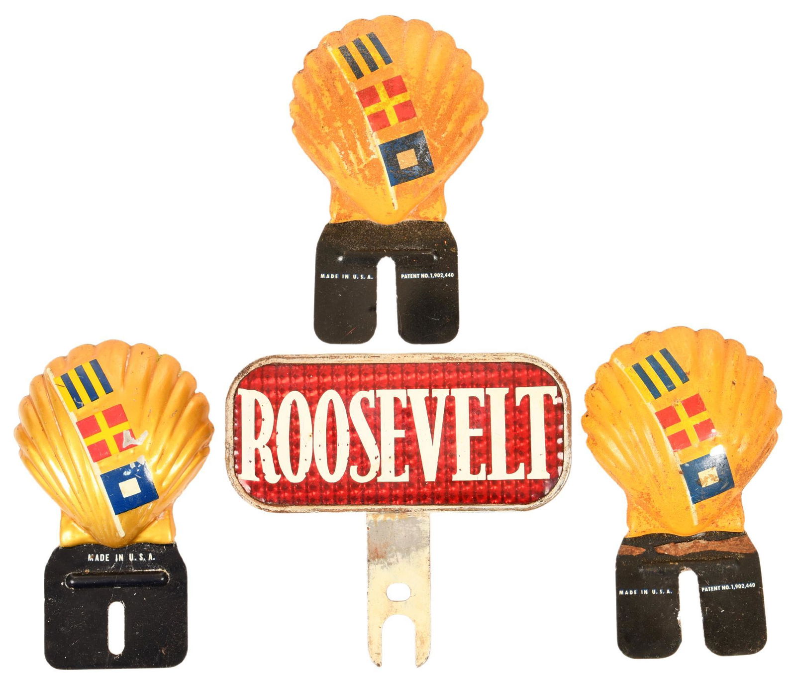 Lot Of 4 License Plate Toppers (1 of 3)