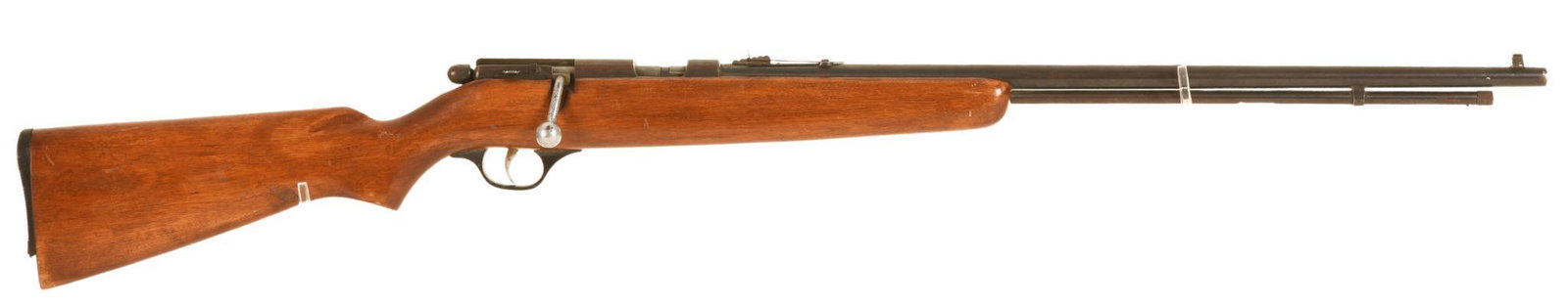 MARLIN MODEL 81 22LR CALIBER BOLT ACTION RIFLE: Tube Feed Has Some Patina In Areas. Buttplate Is Broken. Functions Ok B2-L174