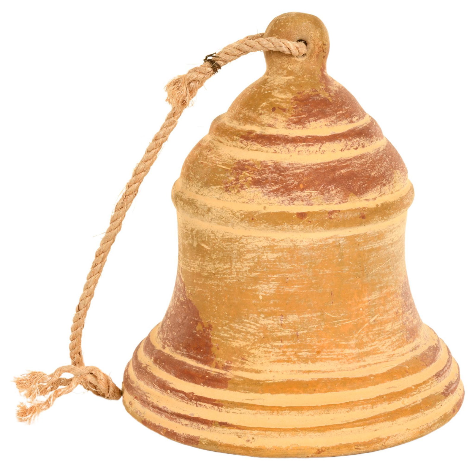 Tile Bell: Displays well. Shows some wear and paint over. 9.75"