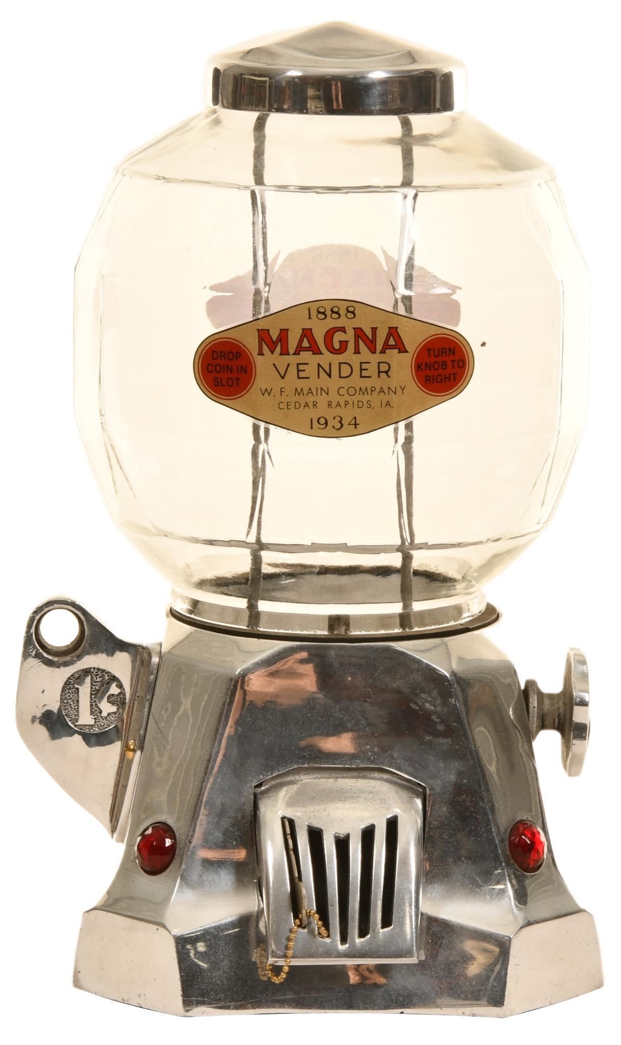 Magna Coin-Op Gum Ball Machine (1 of 2)