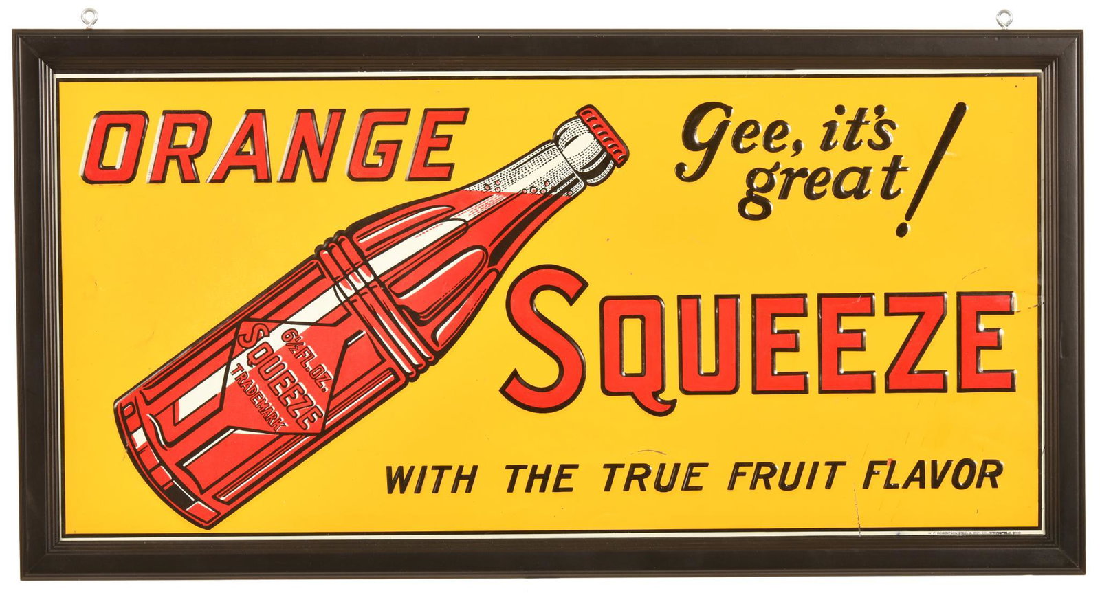 Orange Squeeze w/Logo Metal Sign (1 of 2)
