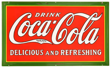 Drink Coca-Cola Delicious &amp; Refreshing Porcelain
