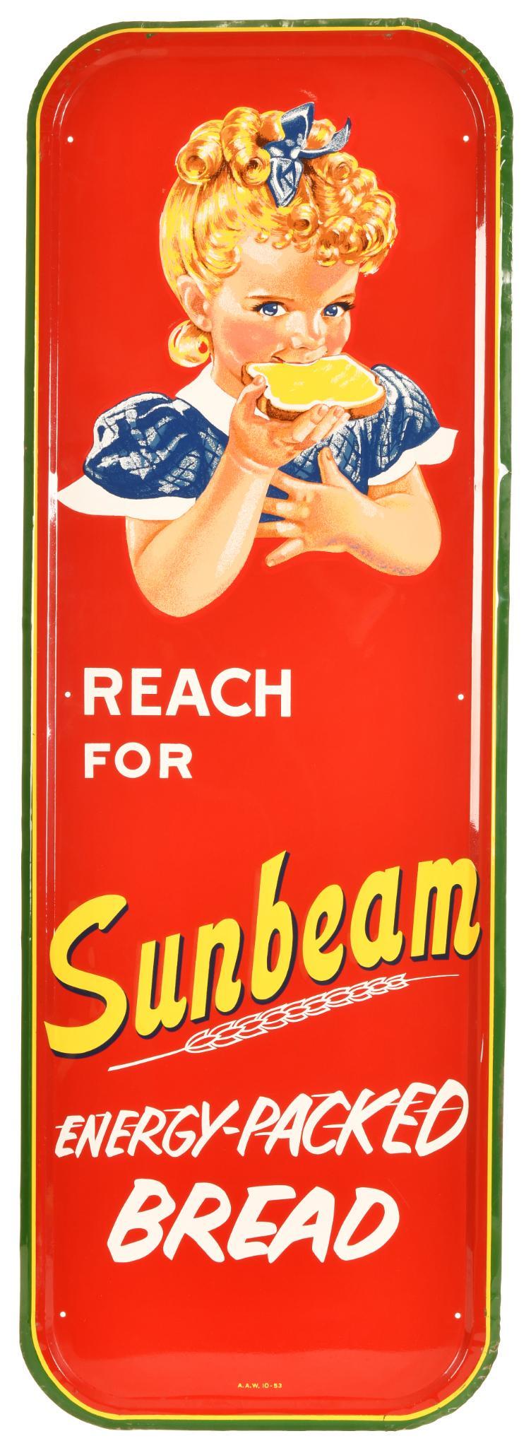 Reach for Sunbeam Energy-Packed Bread w/Logo Metal Sign (1 of 2)