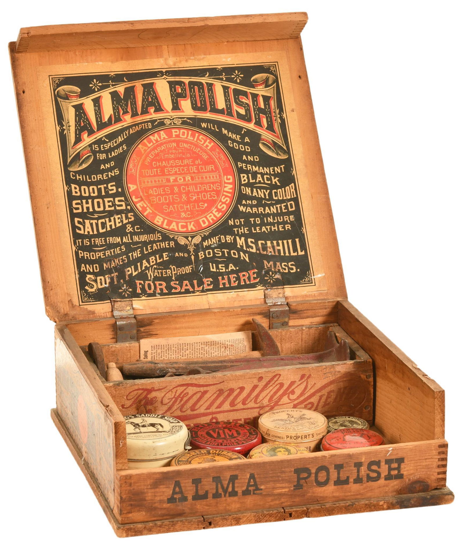 Alma Polish Wood Counter-Top Point of Sale Display (1 of 4)