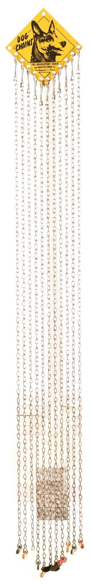 Dog Chain Bridgeport Chain Metal Sign & Chains (1 of 1)