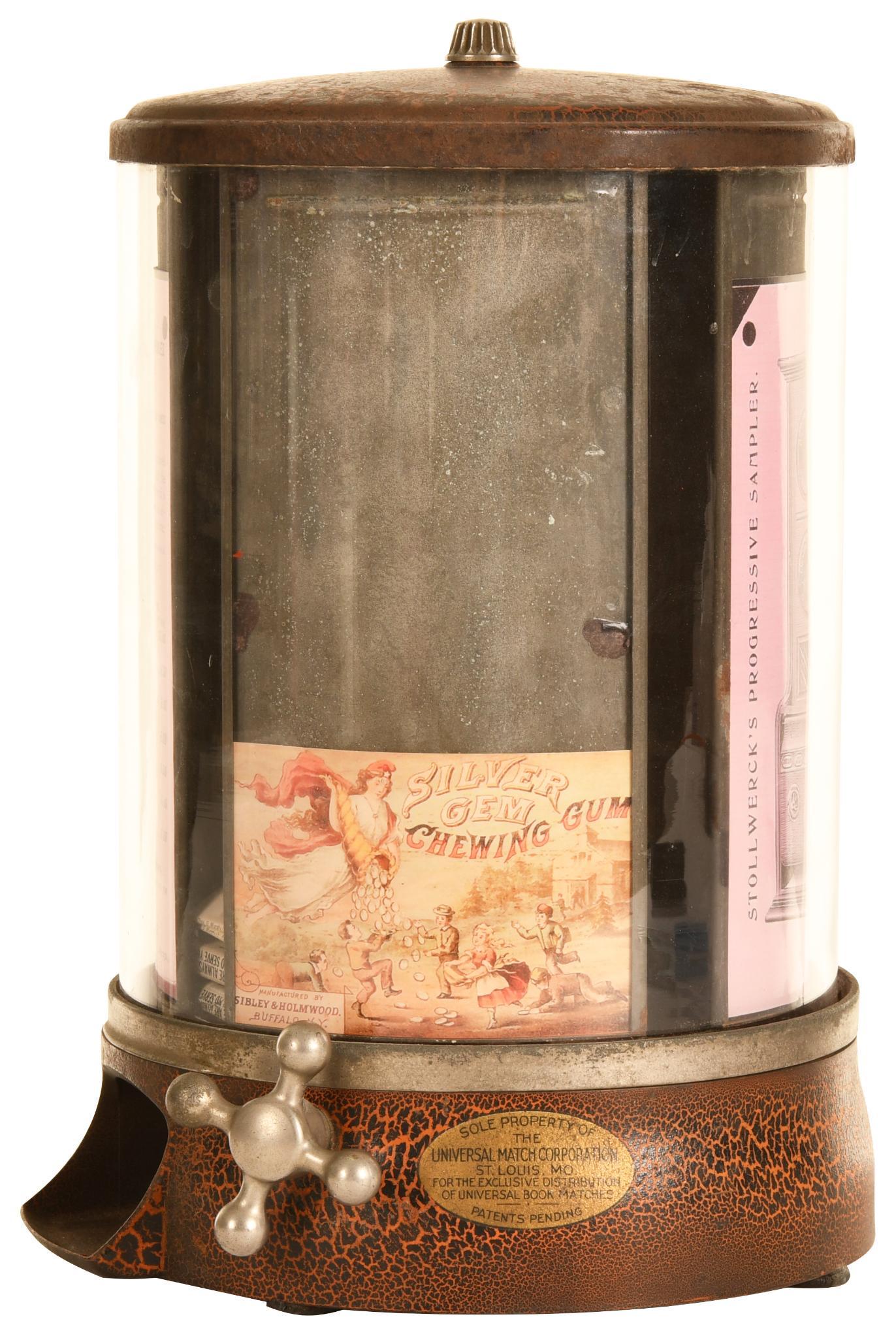 Free Matches Metal & Glass Dispenser (1 of 2)