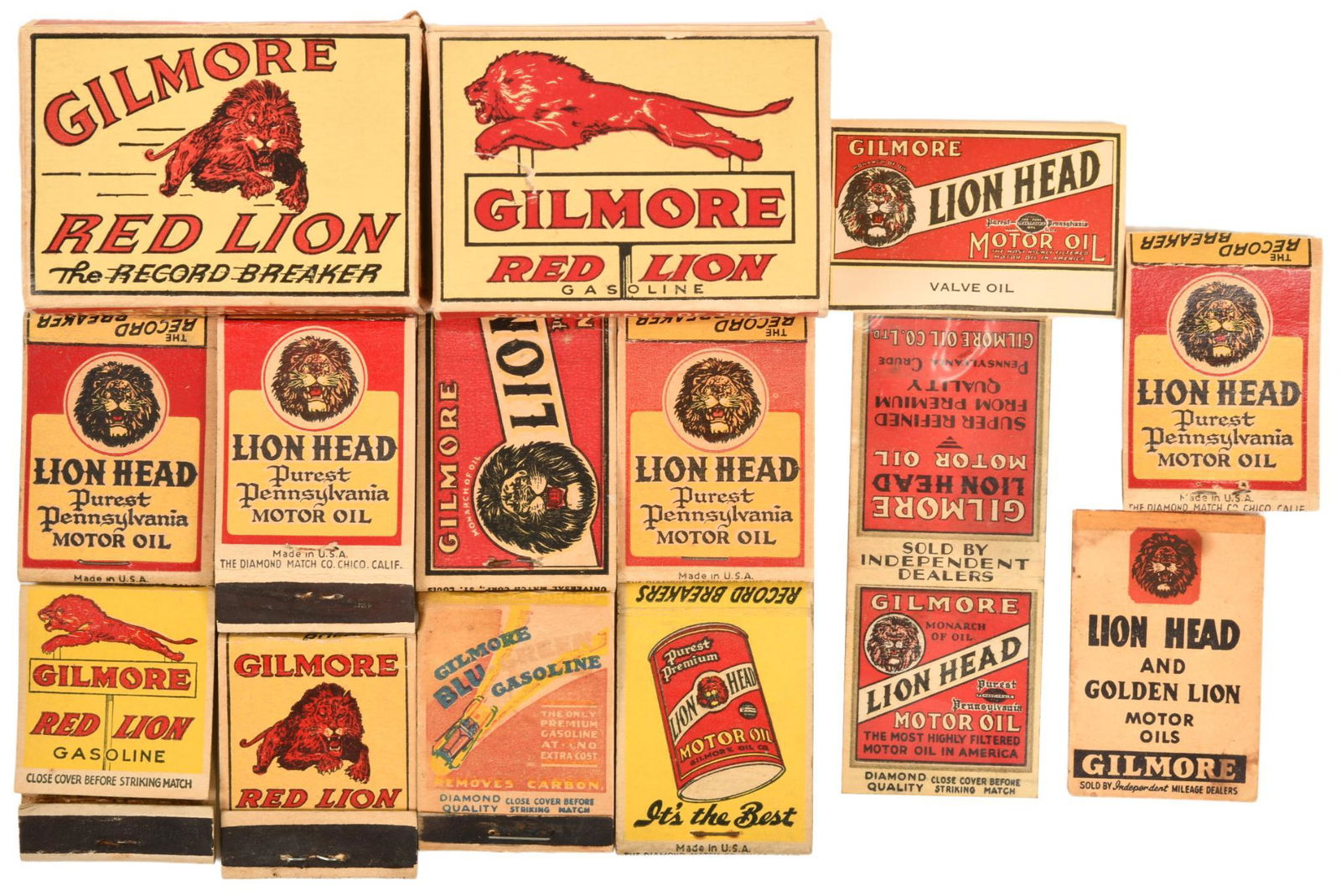 Box Lot of Gilmore Matches and Match Books (1 of 1)