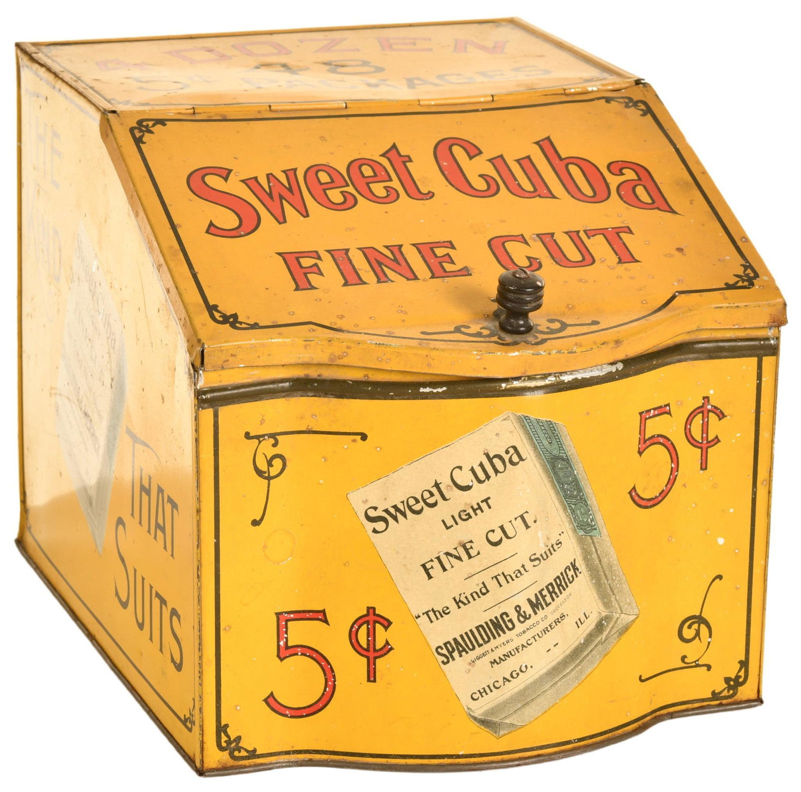 Sweet Cuba Fine Cut Tobacco Metal Display Tin (1 of 3)