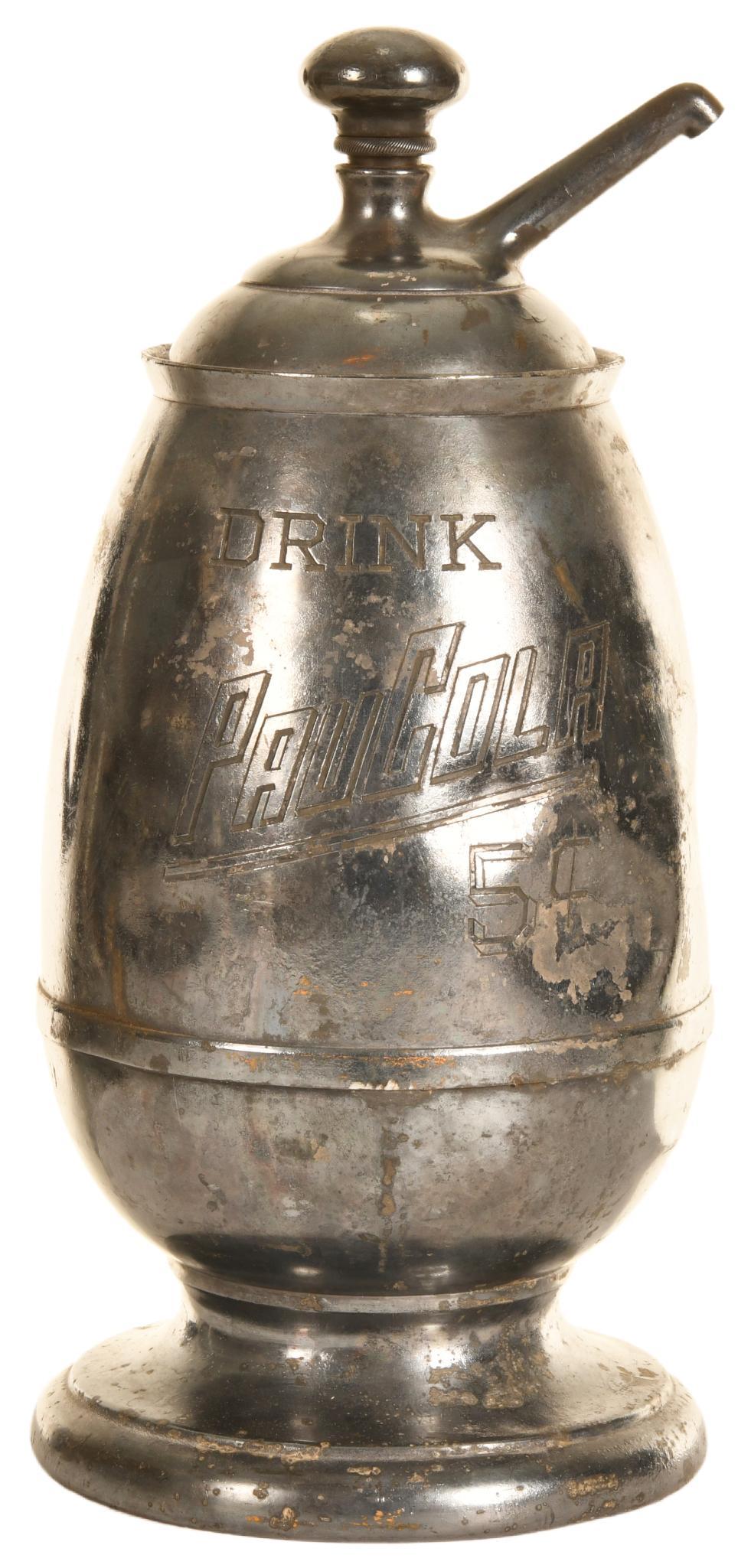 Drink Pau Cola Silver Plated Syrup Dispenser (1 of 1)