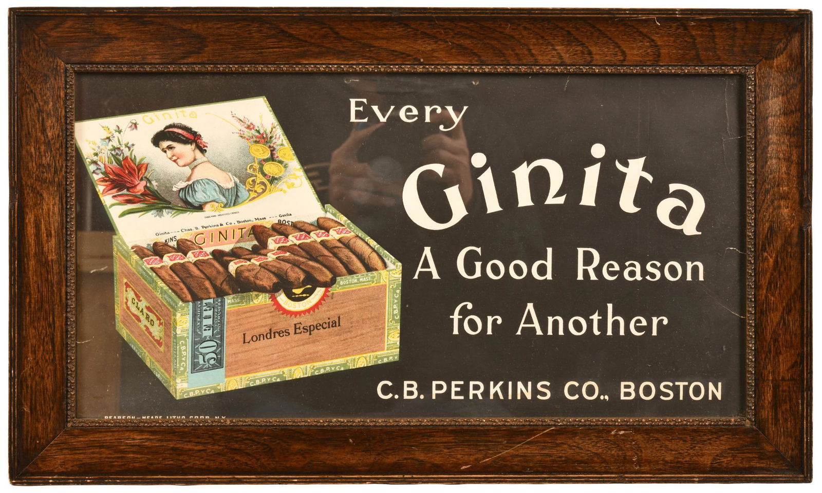 Every Ginita Cigar Cardboard Sign