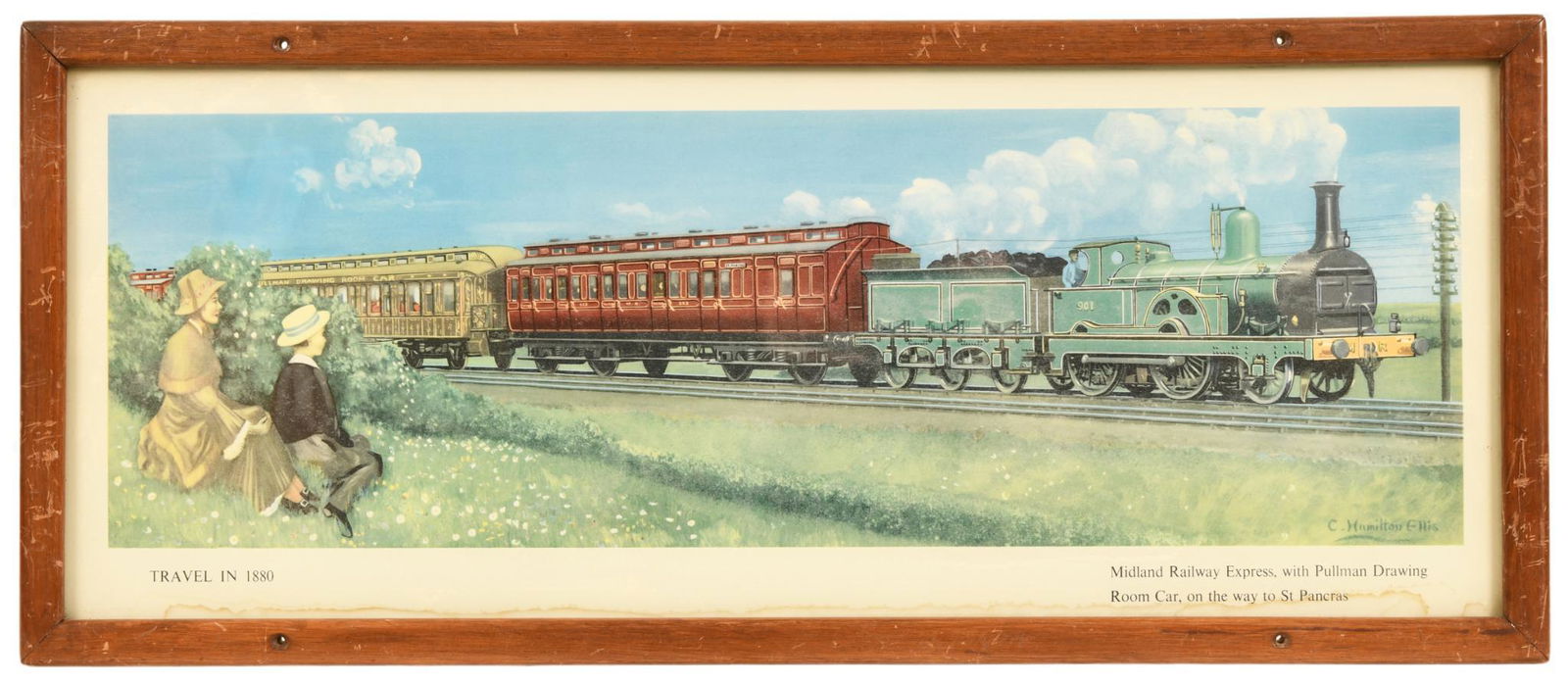 Travel in 1880 Midland Railway Express Print (1 of 2)