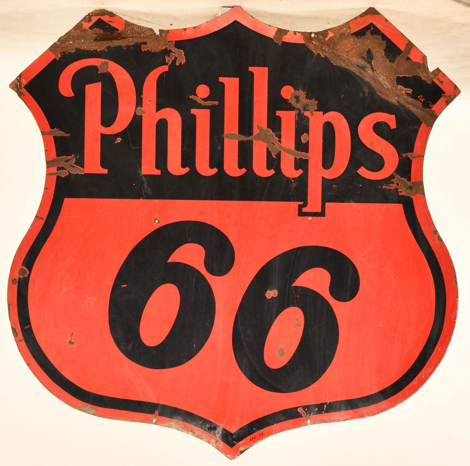 Phillips 66 Porcelain Identification Sign (1 of 2)