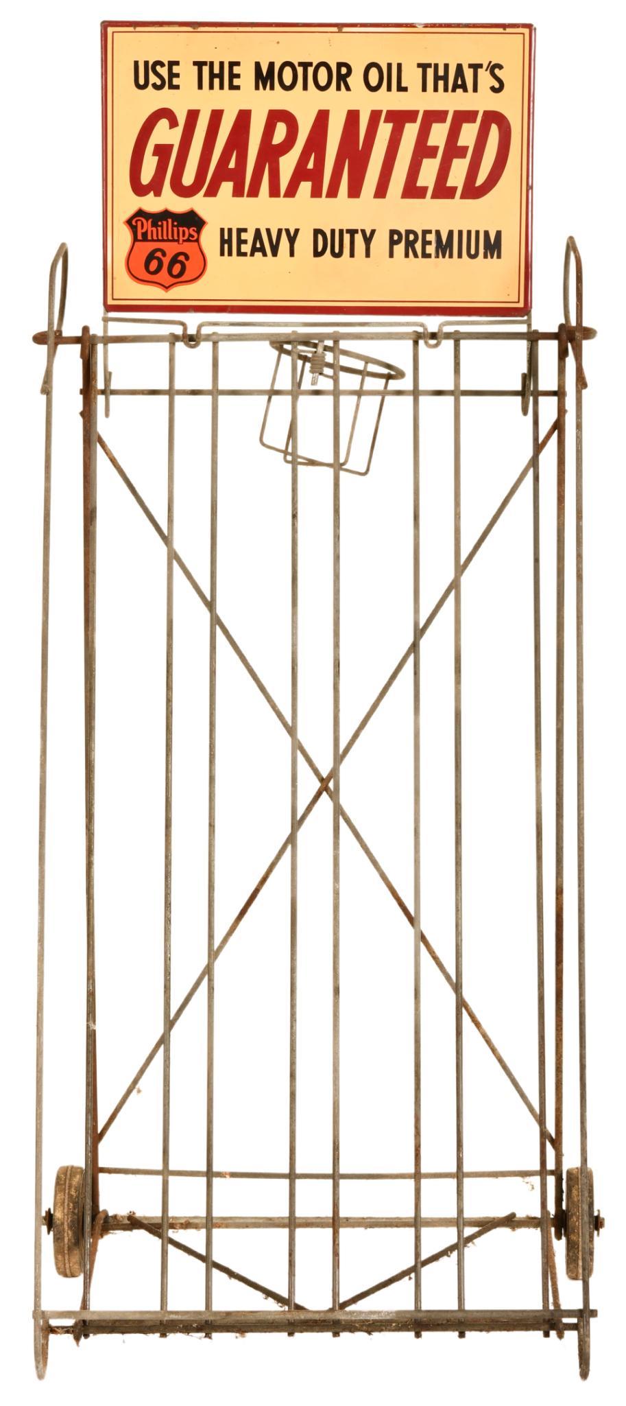 Phillips 66 Heavy Duty Motor Oil Sign & Metal (1 of 1)