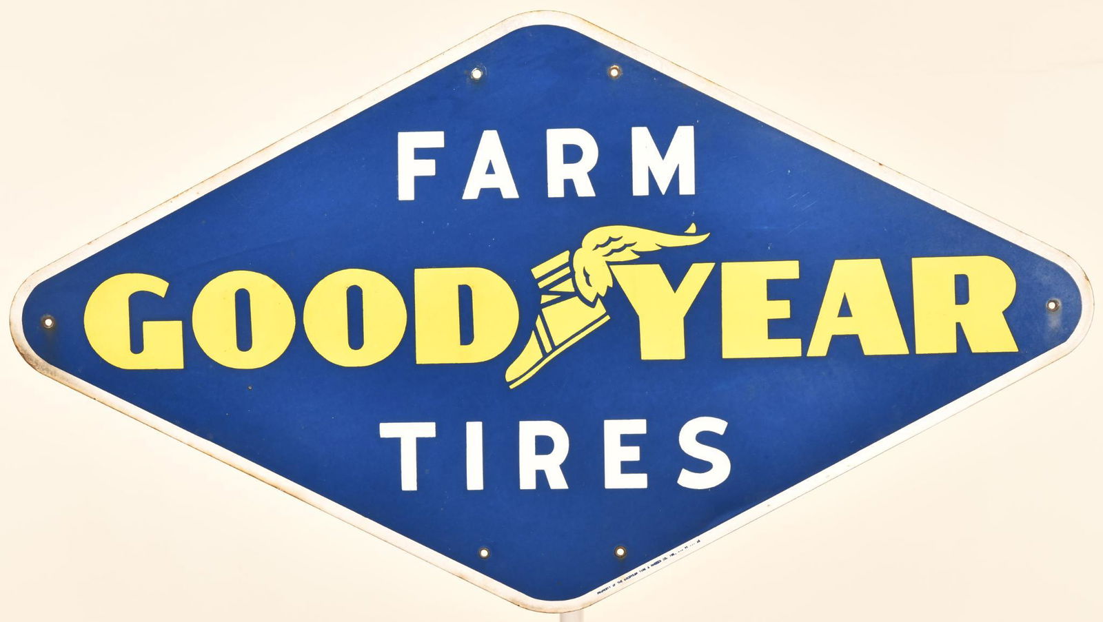 Goodyear Farm Tires Porcelain Sign (1 of 2)