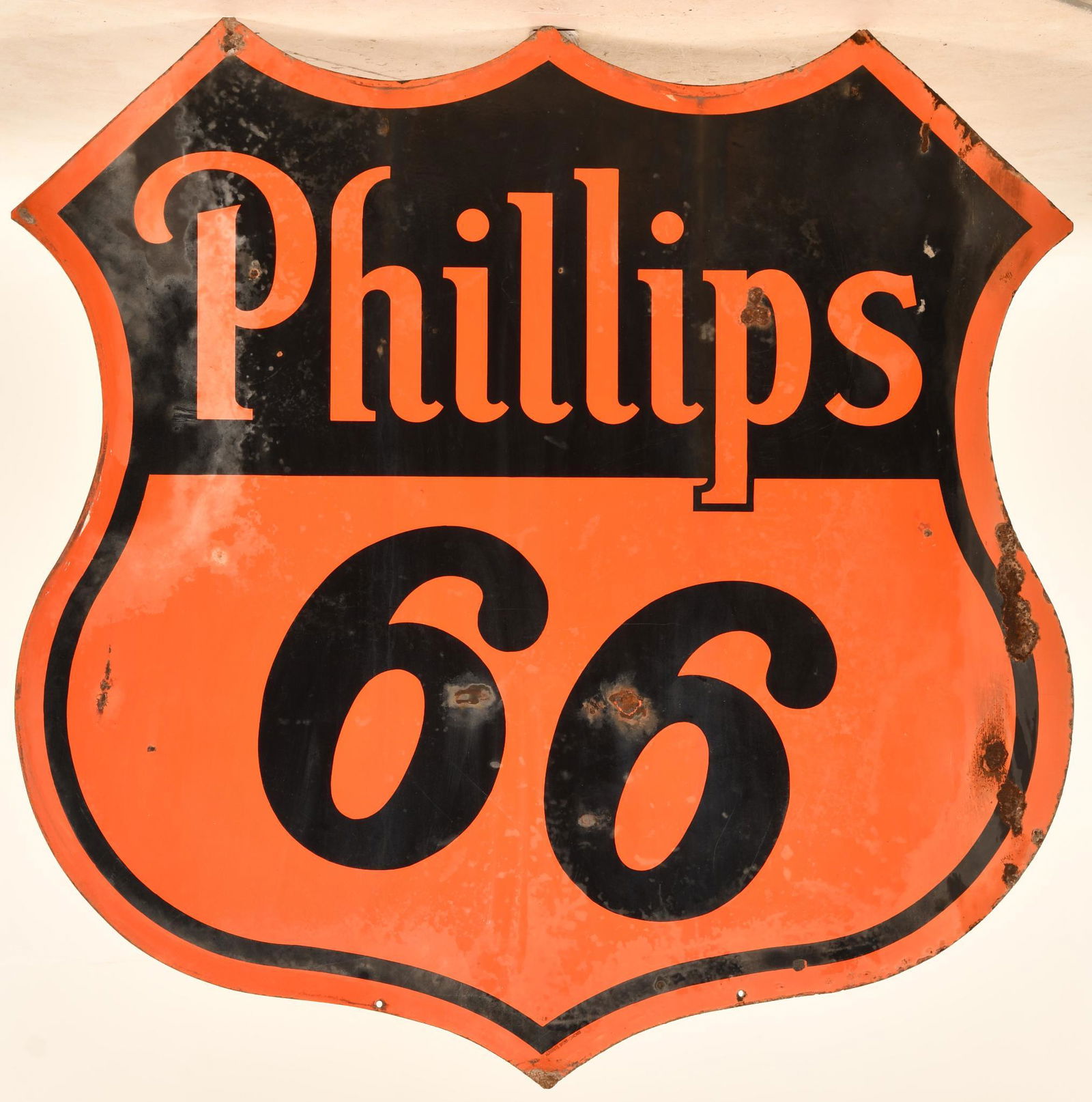 Phillips 66 Porcelain Identification Sign (1 of 2)