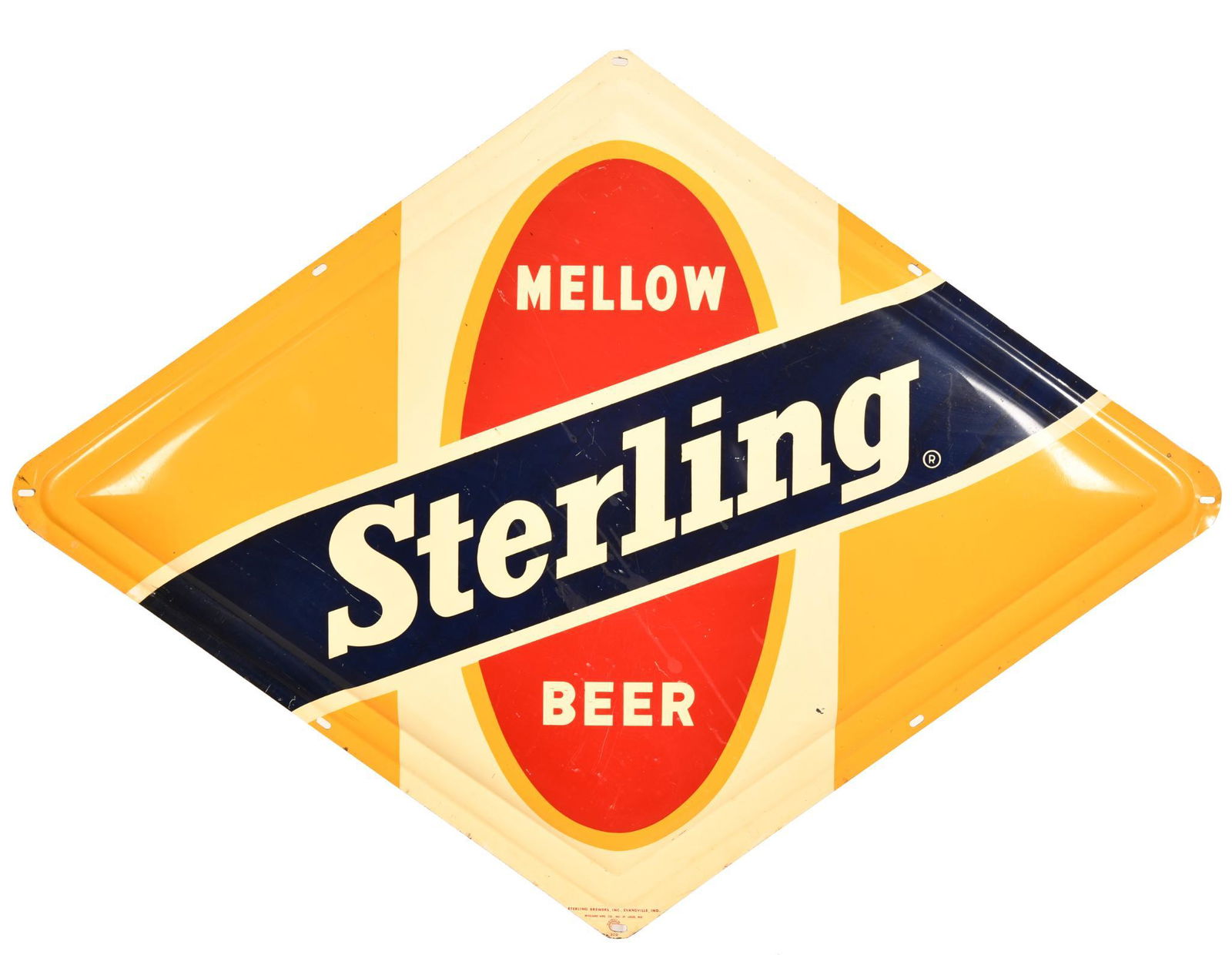 Sterling Mellow Beer Metal Sign (1 of 2)