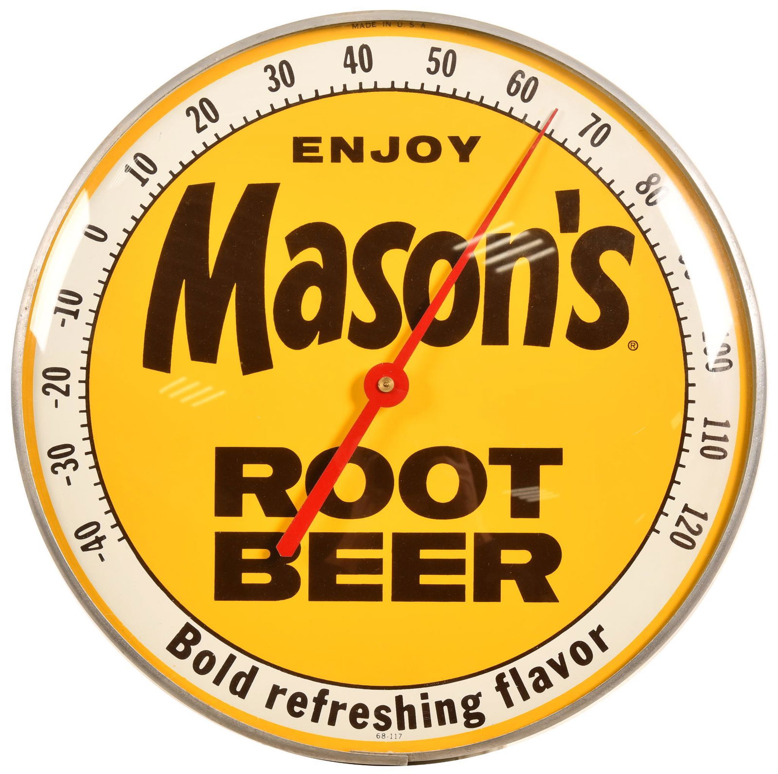 Enjoy Mason's Root Beer Round Thermometer (1 of 2)