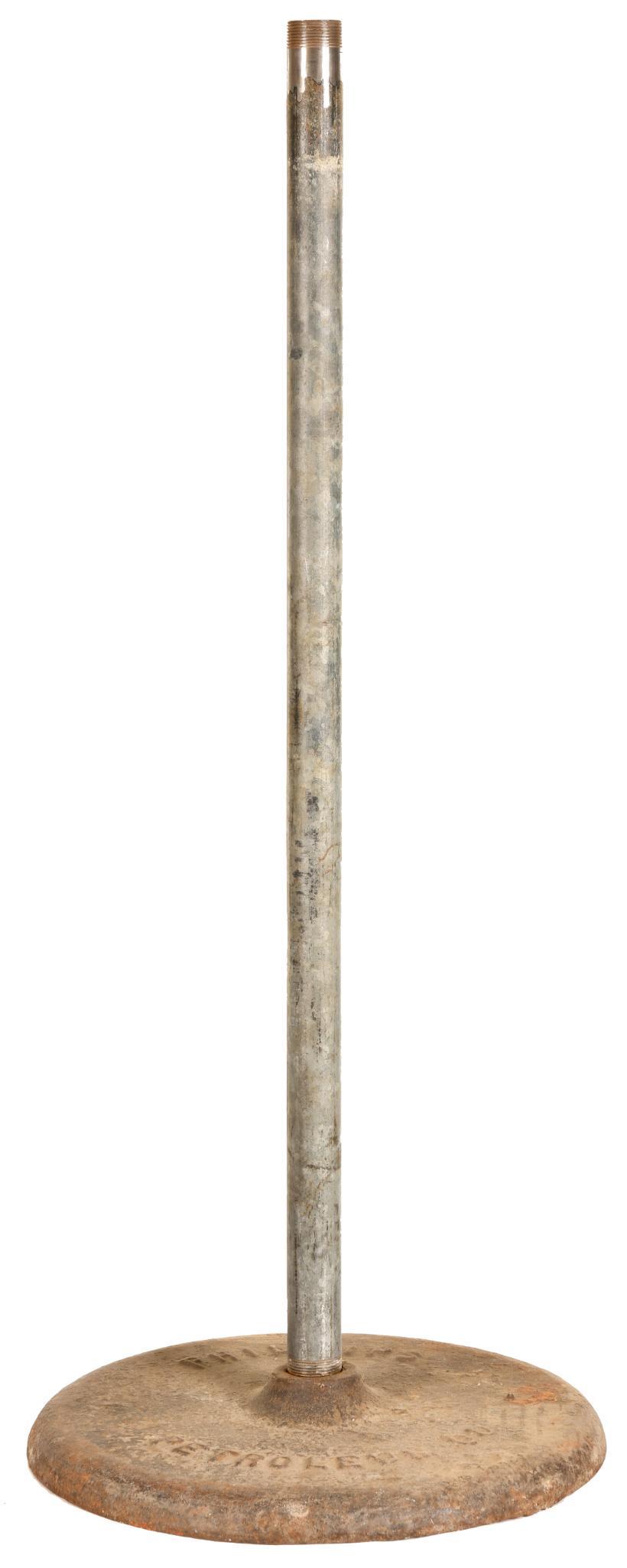 Phillips Petroleum Cast Iron Curb Sign Base (1 of 1)