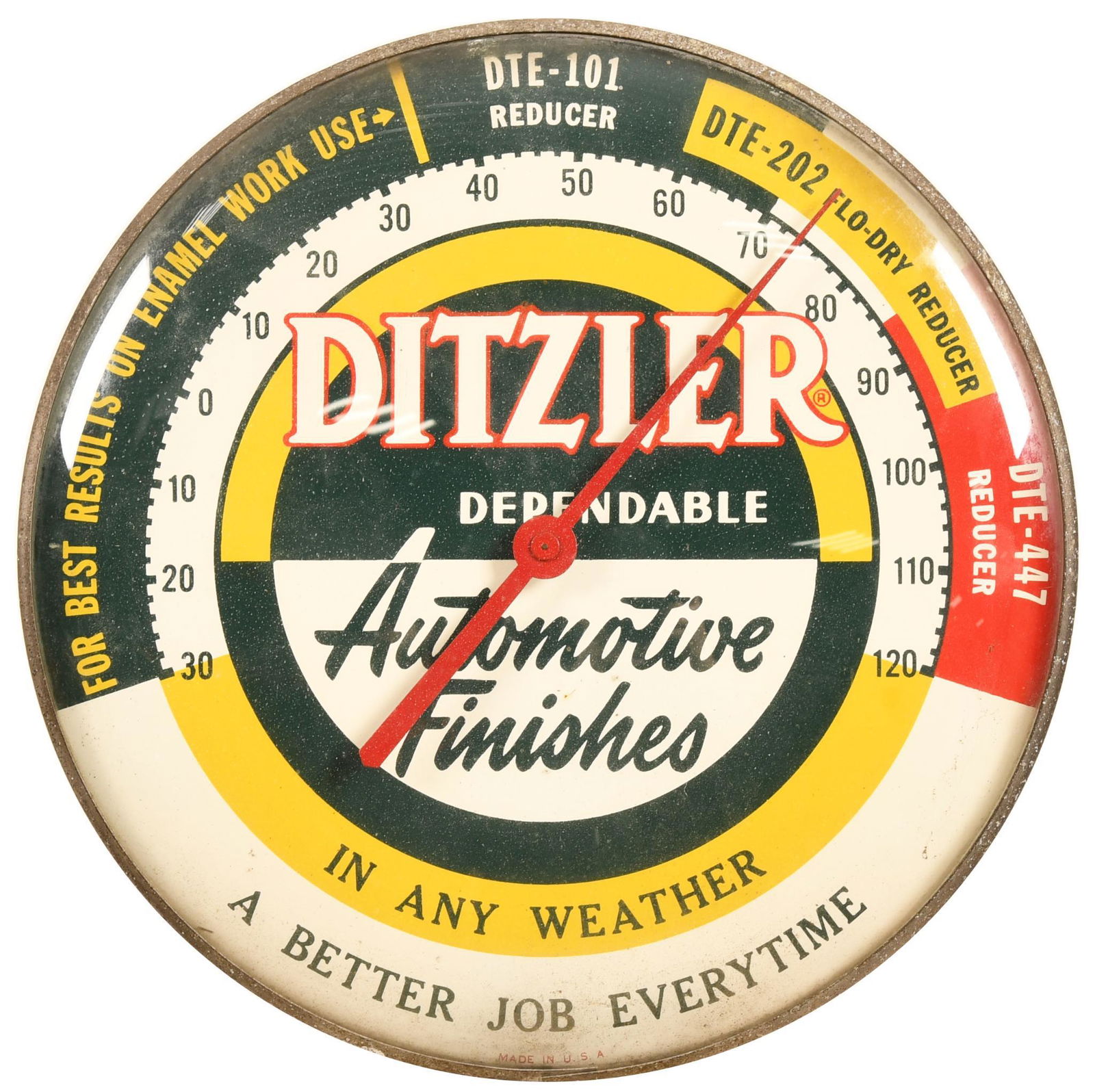 Ditzler Automotive Finishes Bubble Thermometer (1 of 2)
