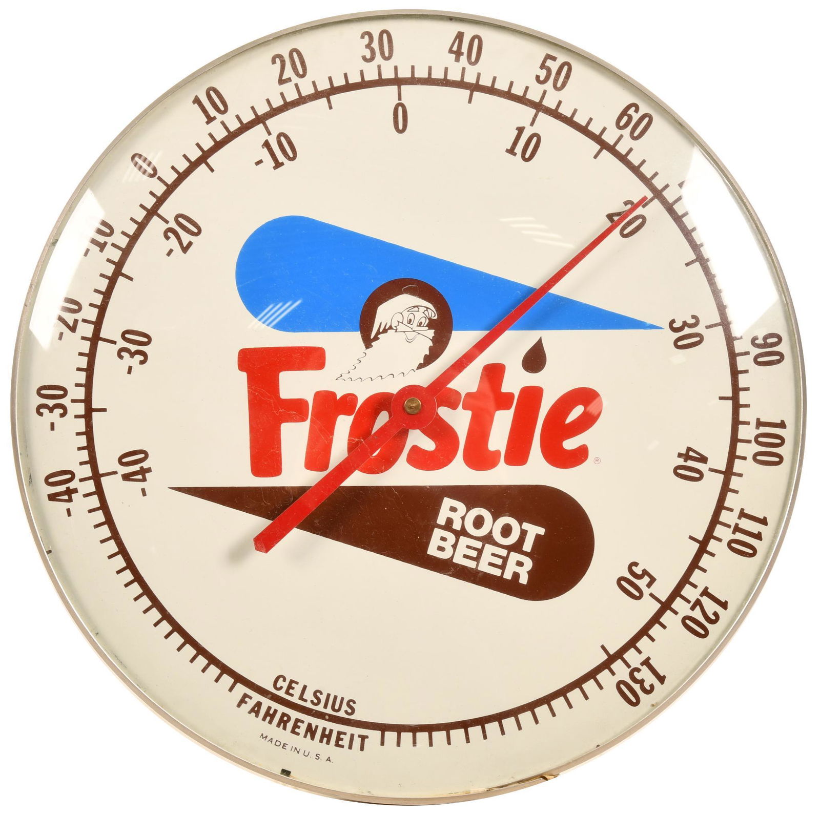 Frostie Root Beer w/Logo Bubble Thermometer (1 of 2)