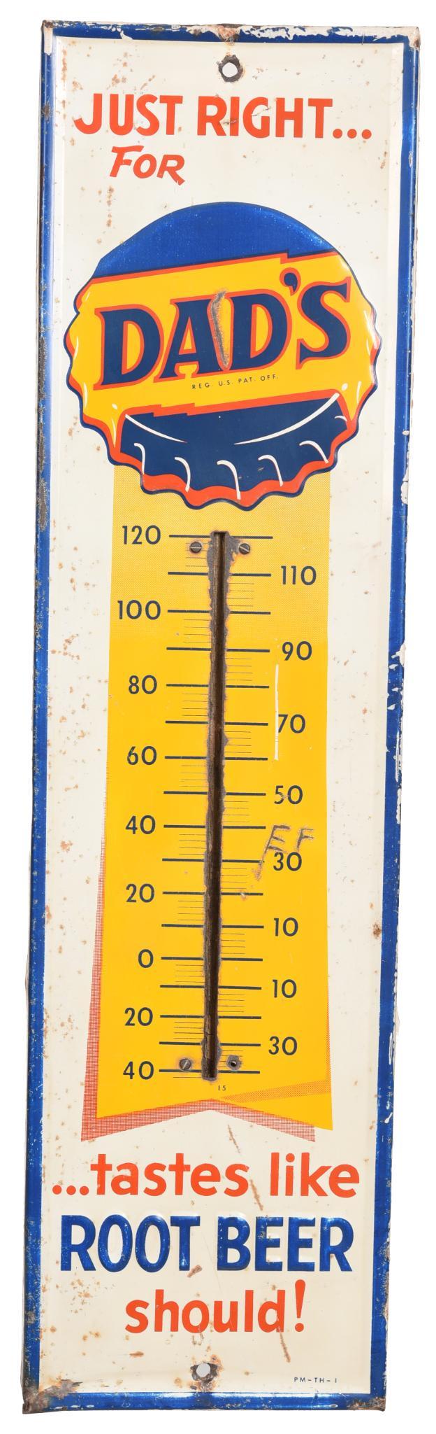 Dad's Tastes Like Root Beer Should Metal Thermometer (1 of 2)