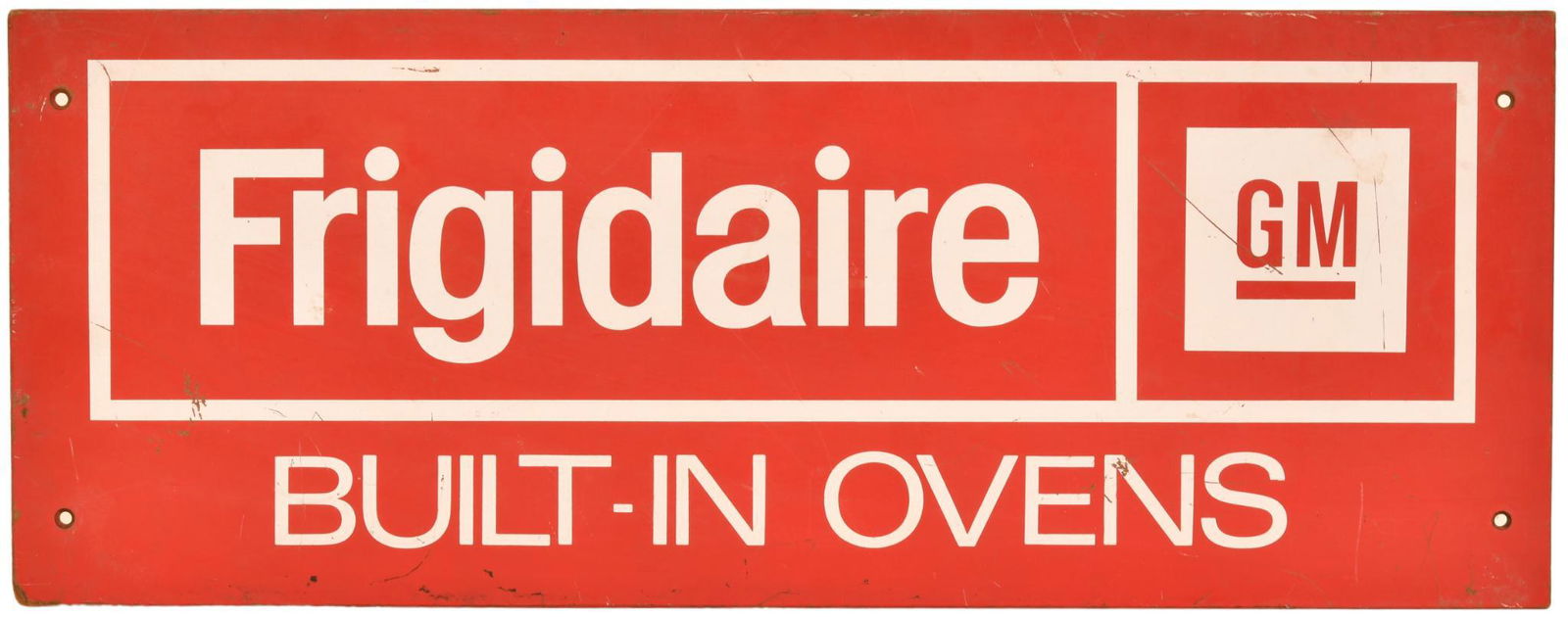 Frigidaire GM Built-In Oven Masonite Sign (1 of 2)