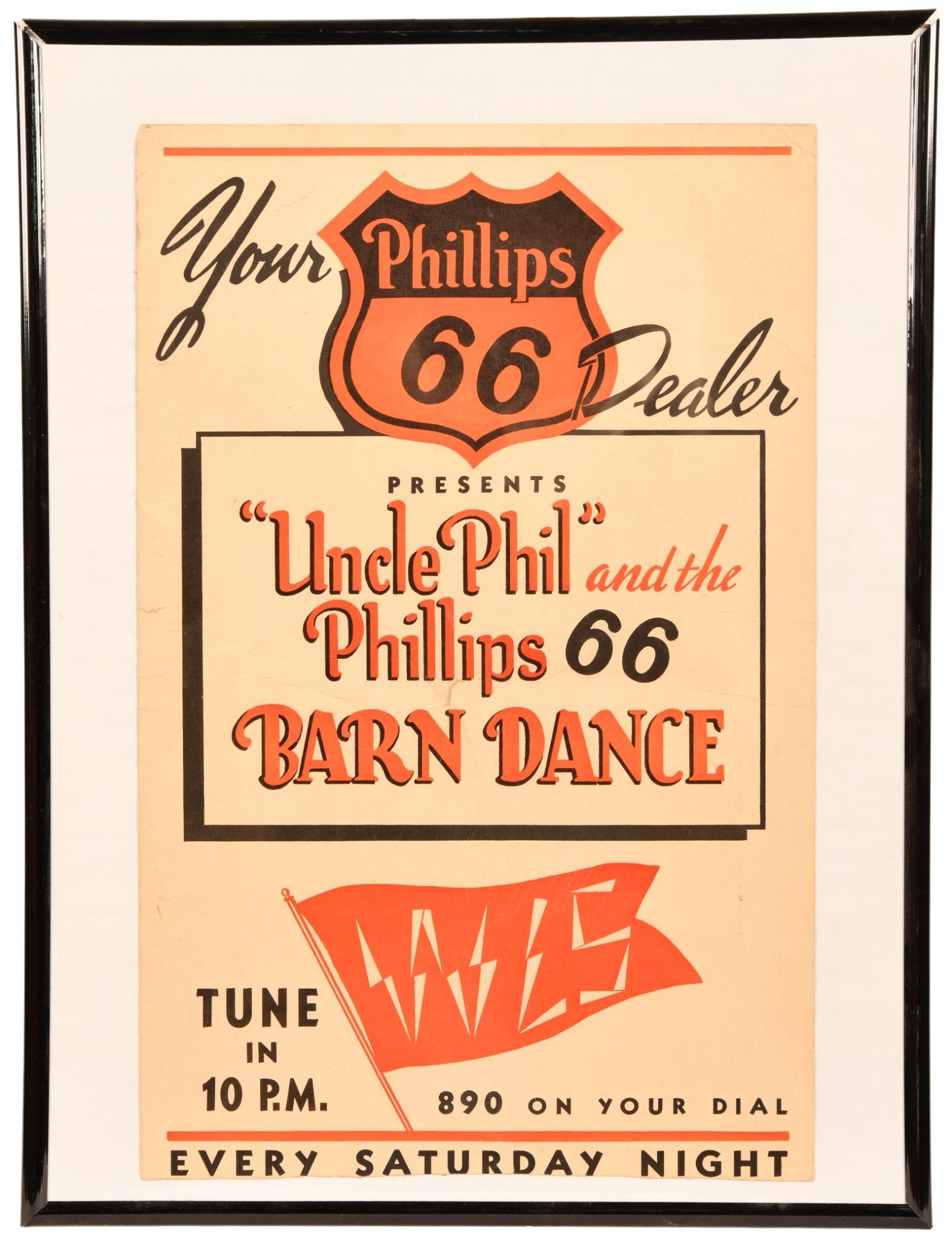 Phillips "Uncle Phil" Barn Dance Poster (1 of 2)