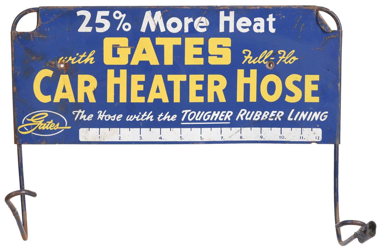 Gates Car Heater Hose Metal Display Sign (1 of 2)