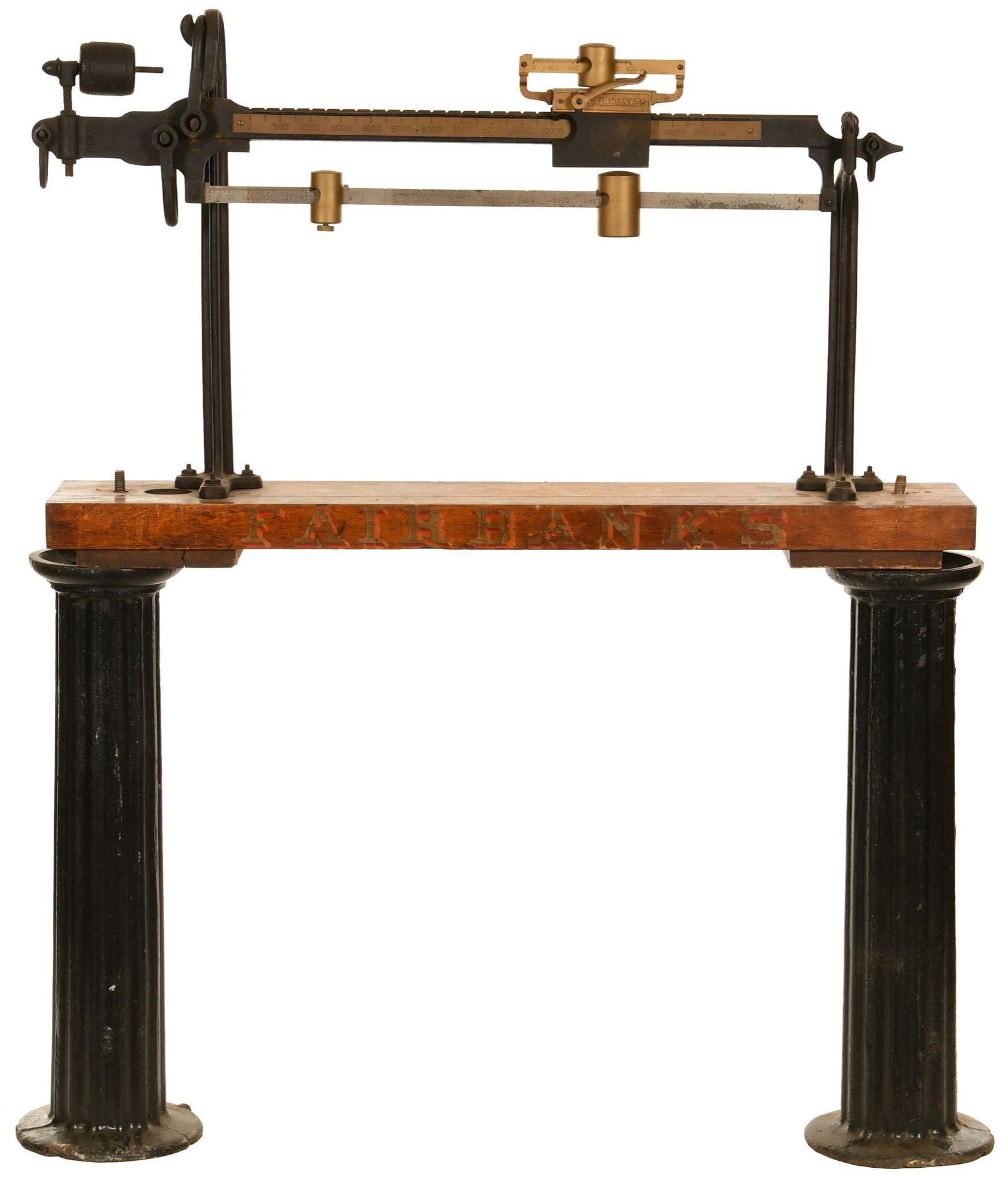Faribanks Scale On Cast Iron Bases (1 of 3)