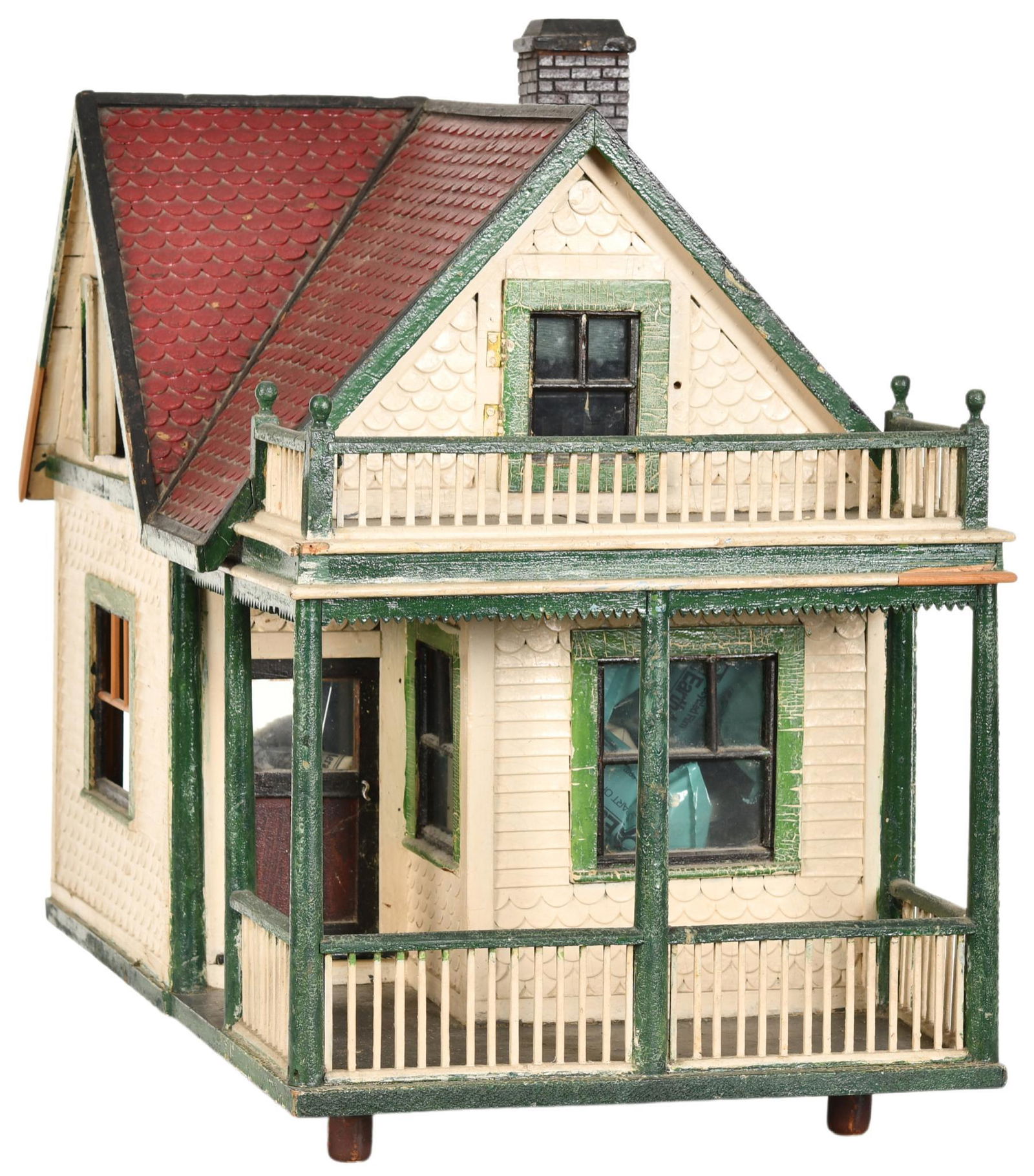 Early Doll House With Furniture (1 of 2)