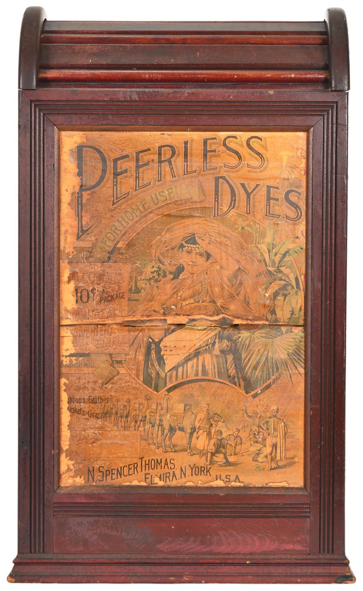 Peerless Dyes Inks & Paints Wooden Cabinet (1 of 3)