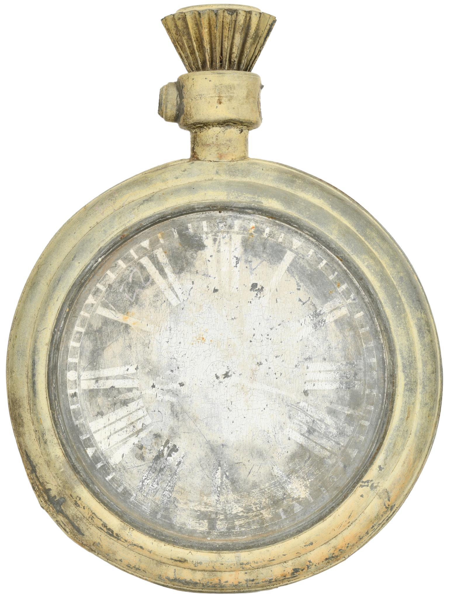 Early Metal Pocket Watch Trade Sign (1 of 2)