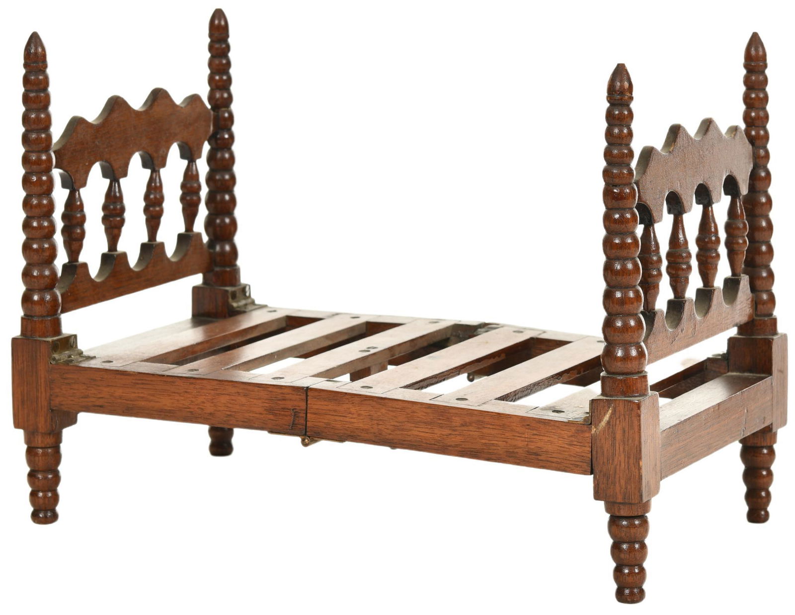 Early Salesman Sample Folding Bed (1 of 2)