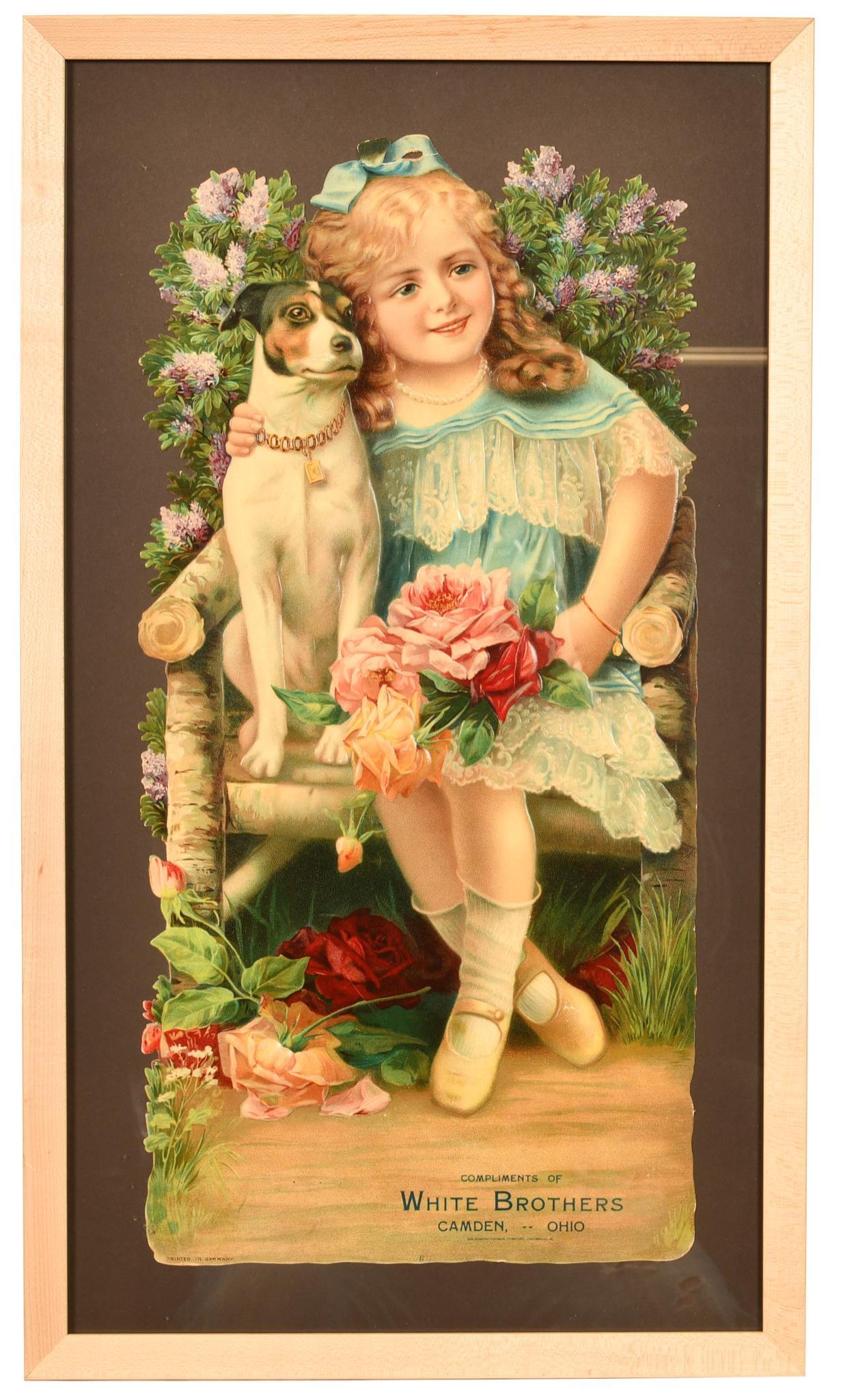 White Brothers Camden Ohio Framed Advertisement (1 of 1)