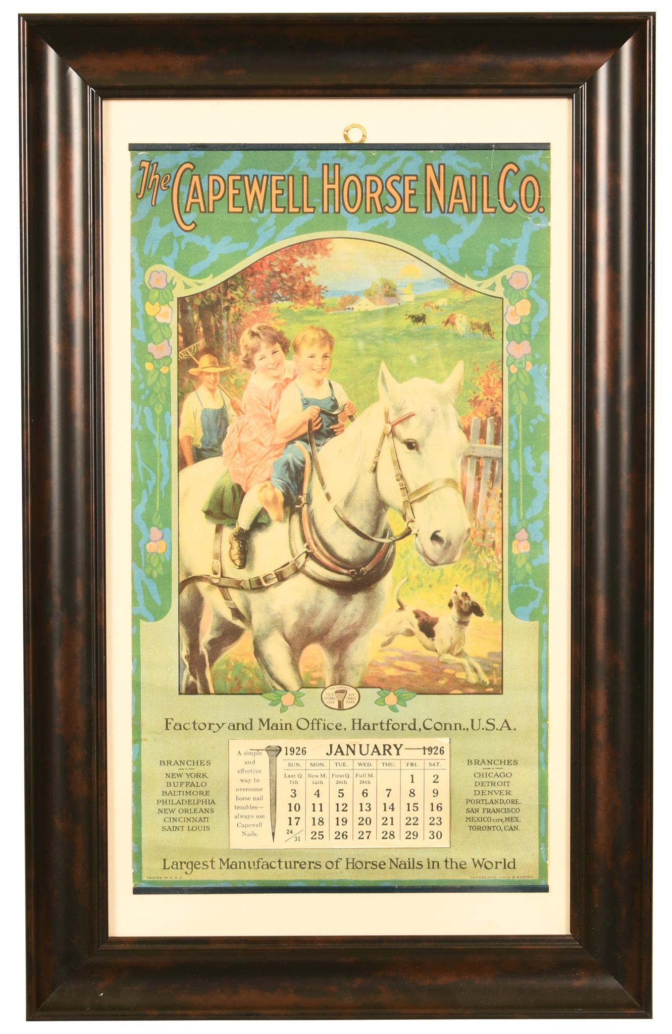 The Capewell Horse Nail Company Framed Poster (1 of 2)