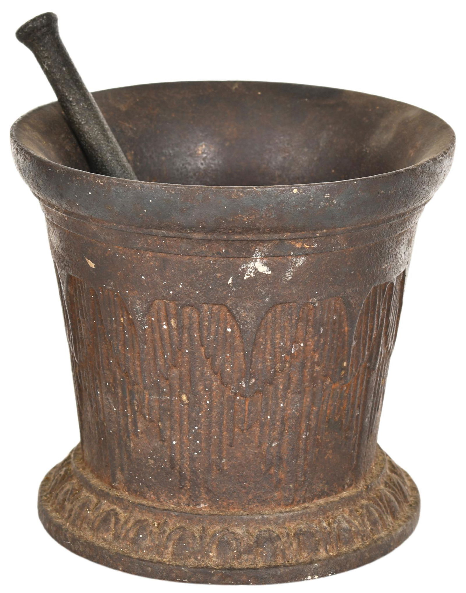 Early Cast Iron Mortar & Pestle (1 of 1)