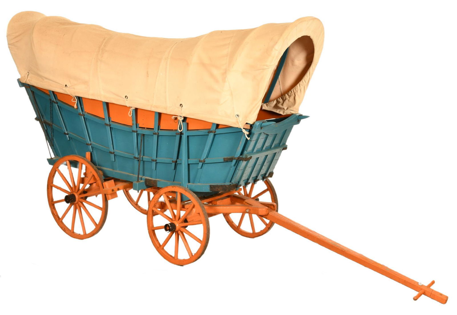 Large Scale Wooden Covered Wagon (1 of 3)