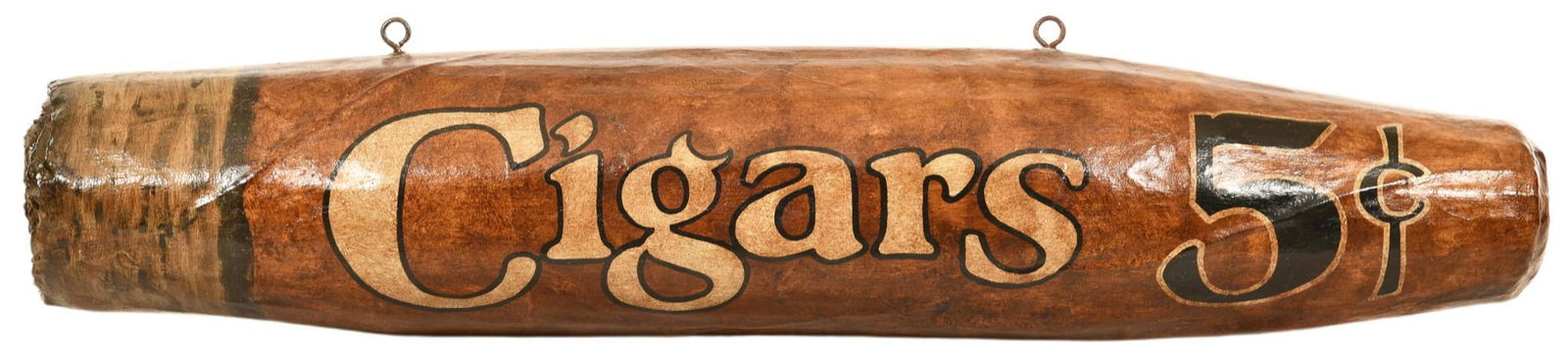 Paper Mache Cigar Hanging Sign (1 of 3)