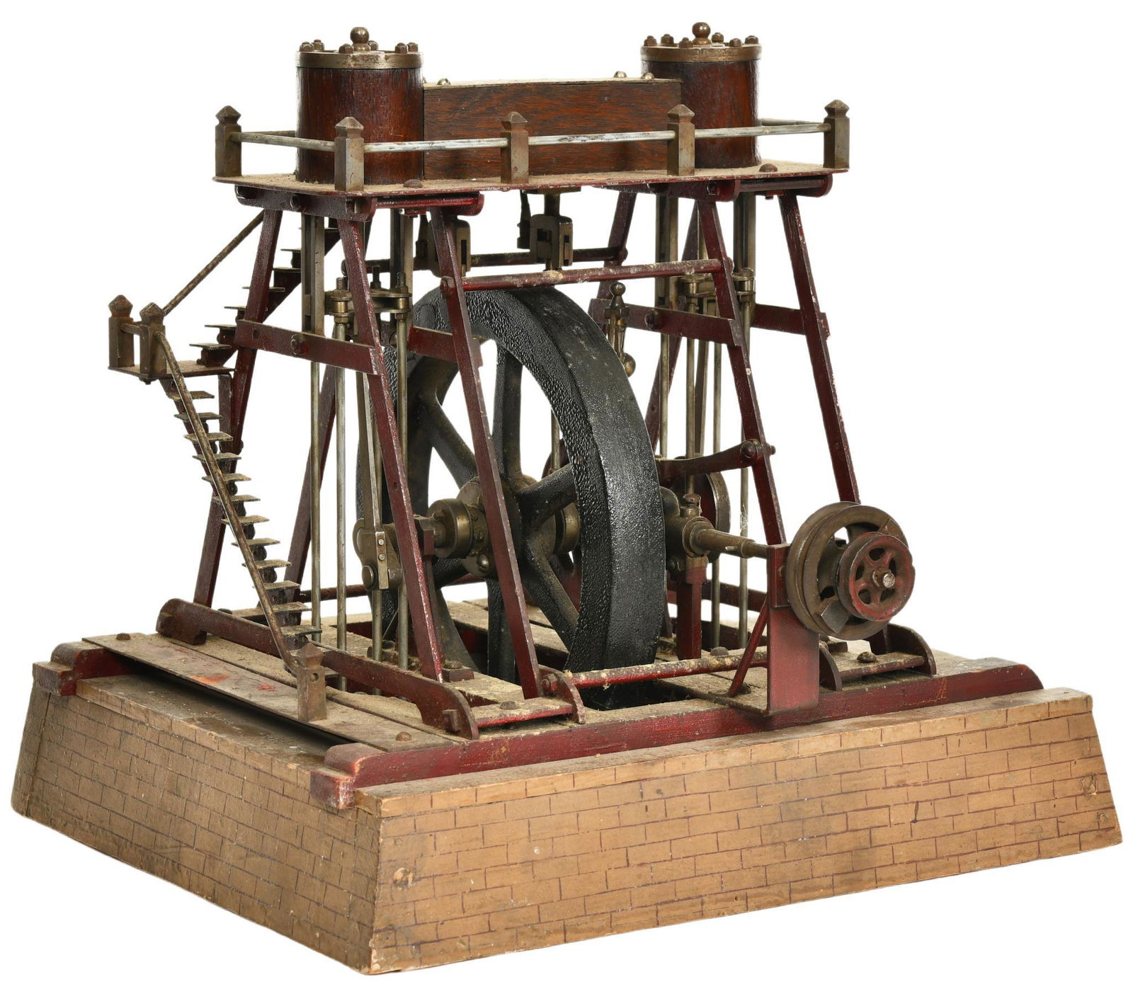 2 Cylinder Vertical Mill Engine Model (1 of 2)