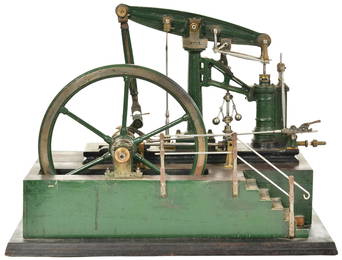 Walking Beam Steam Engine Model