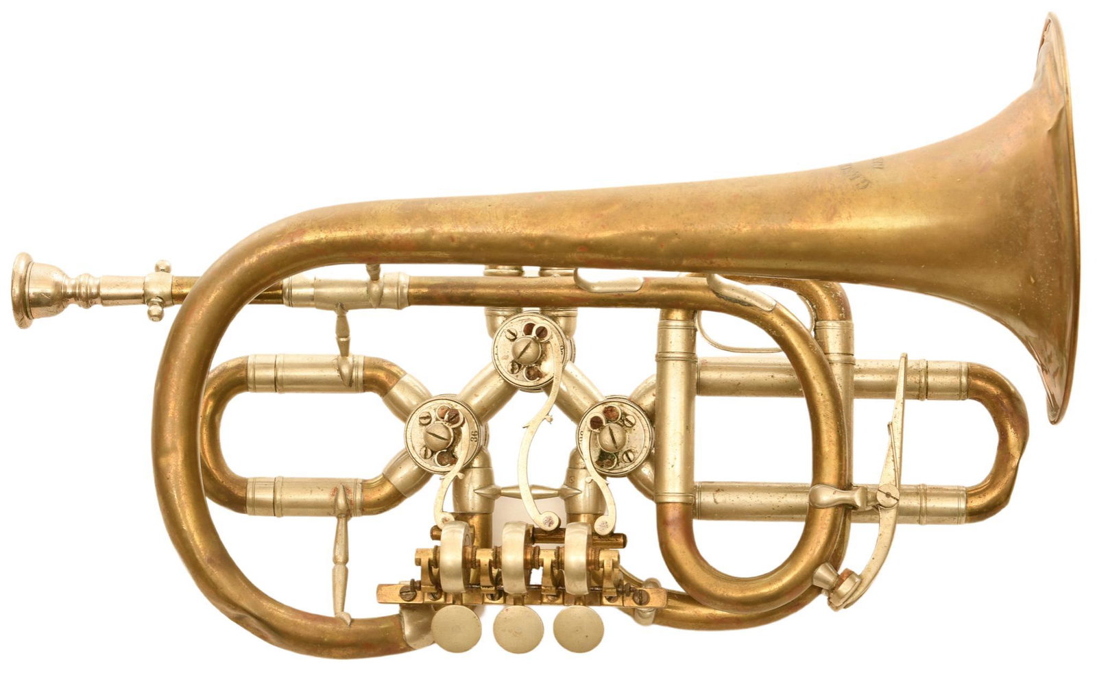 G. Eshchenbach Berlin Trumpet Style Horn (1 of 3)